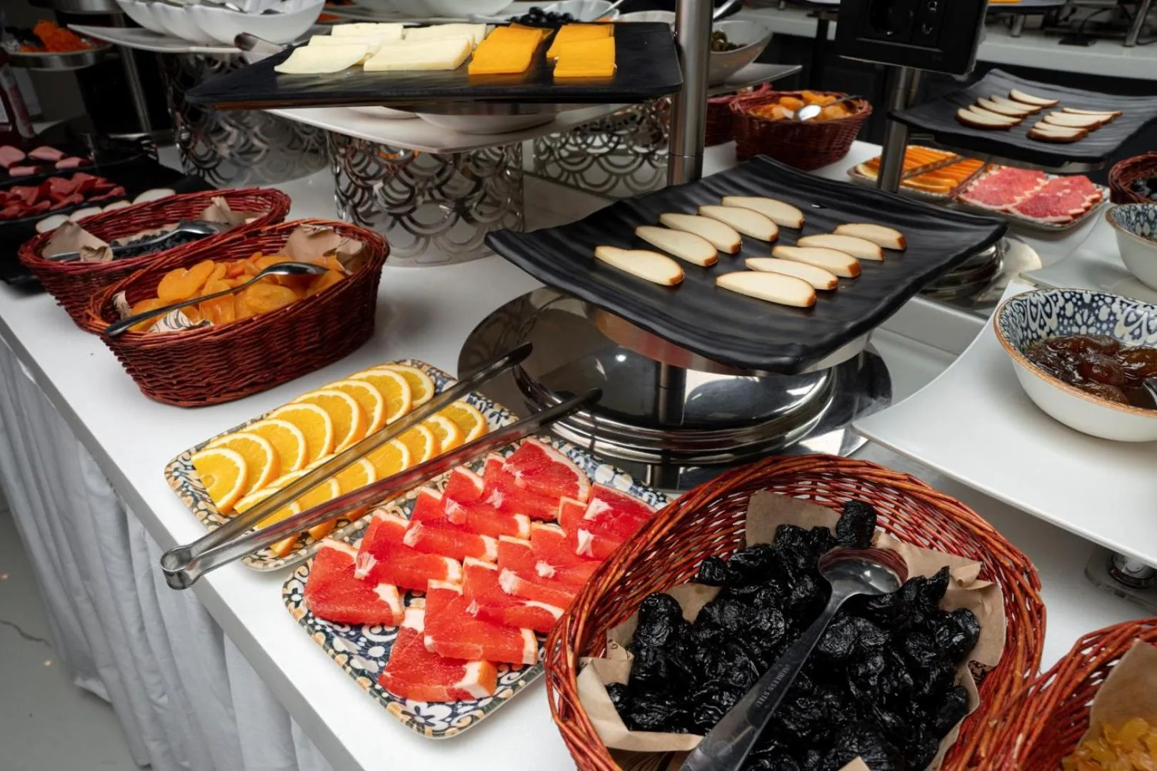 Buffet breakfast in Port Rivoli Hotel Baku