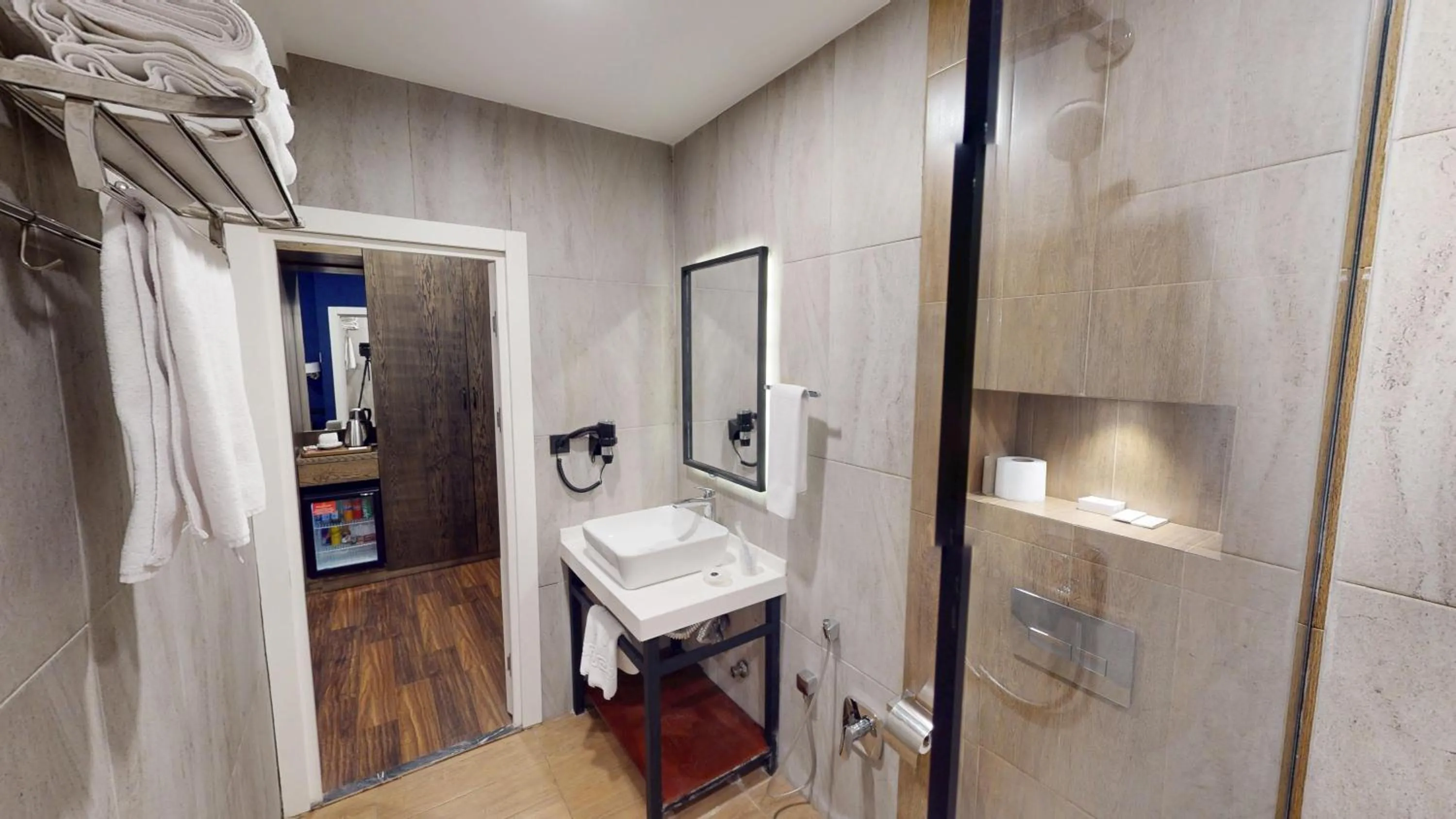 Bathroom in Port Rivoli Hotel Baku