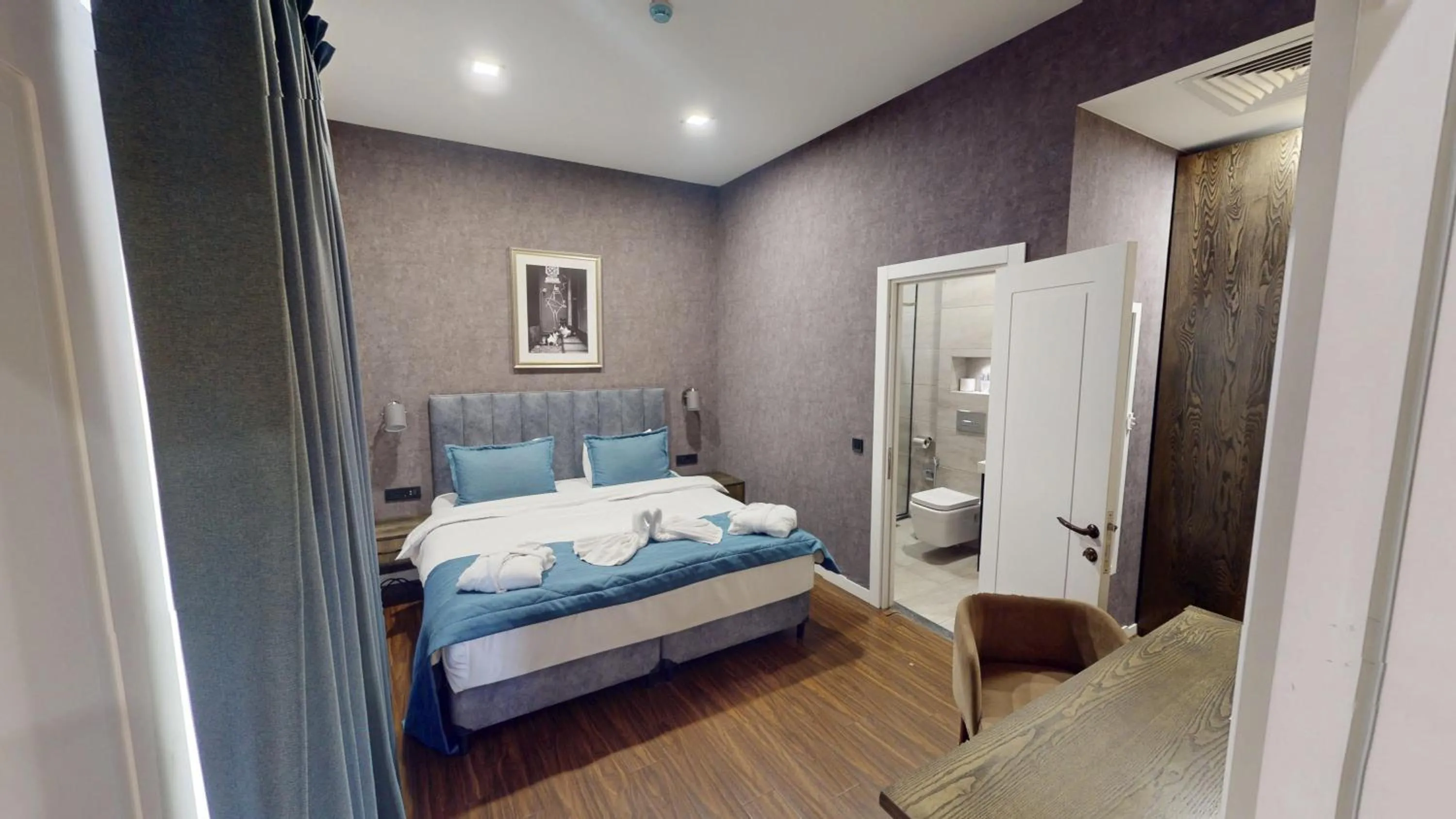 Bedroom, Bed in Port Rivoli Hotel Baku