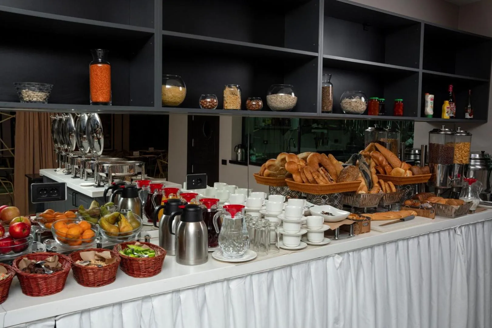 Buffet breakfast in Port Rivoli Hotel Baku