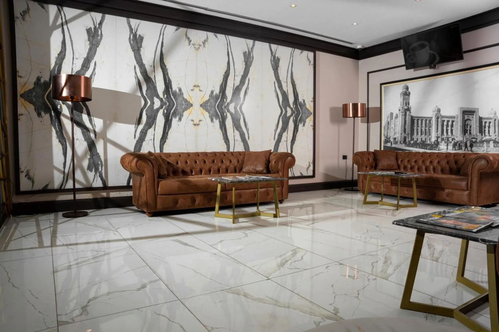 Seating area in Port Rivoli Hotel Baku