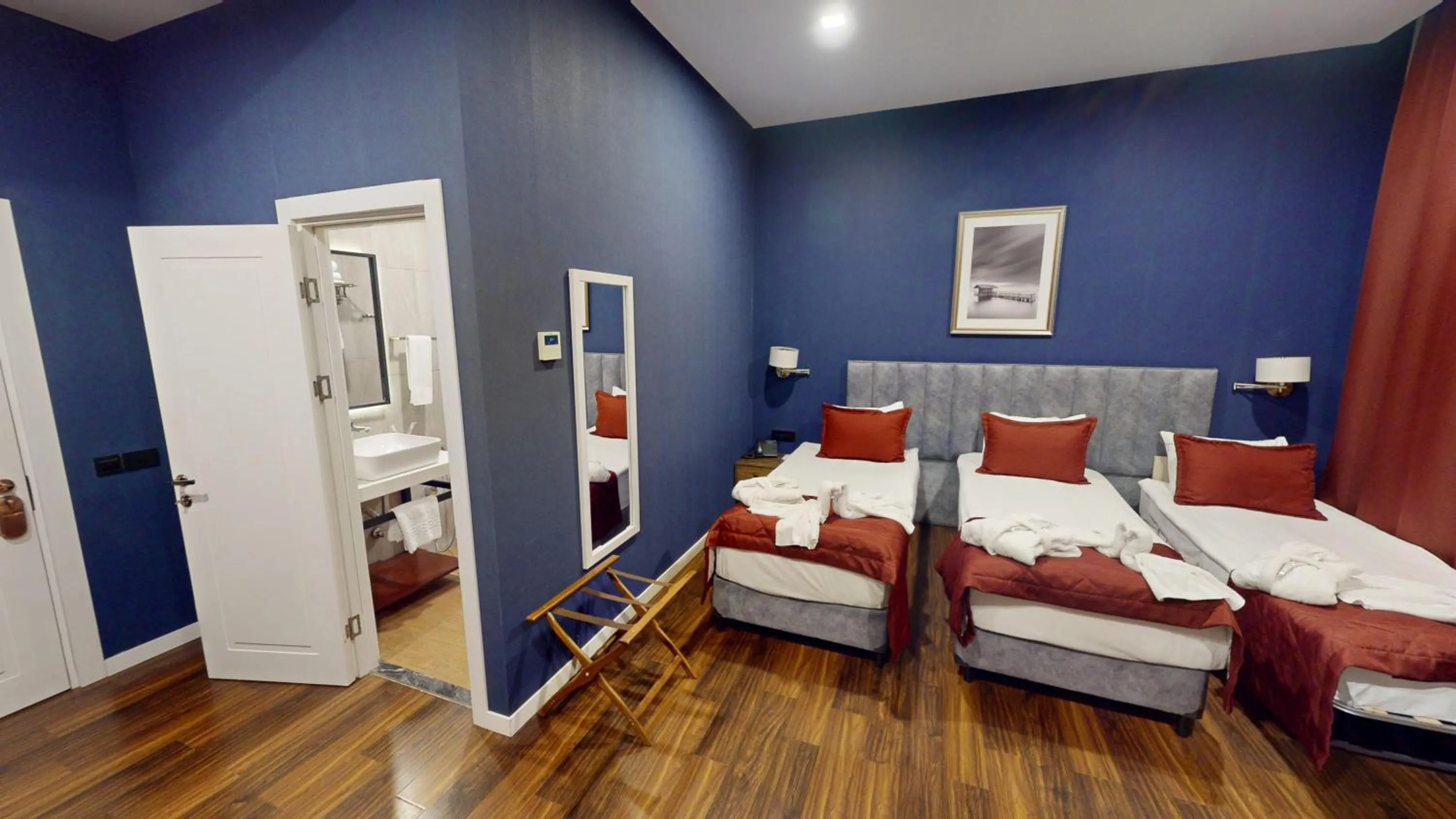 Bed in Port Rivoli Hotel Baku