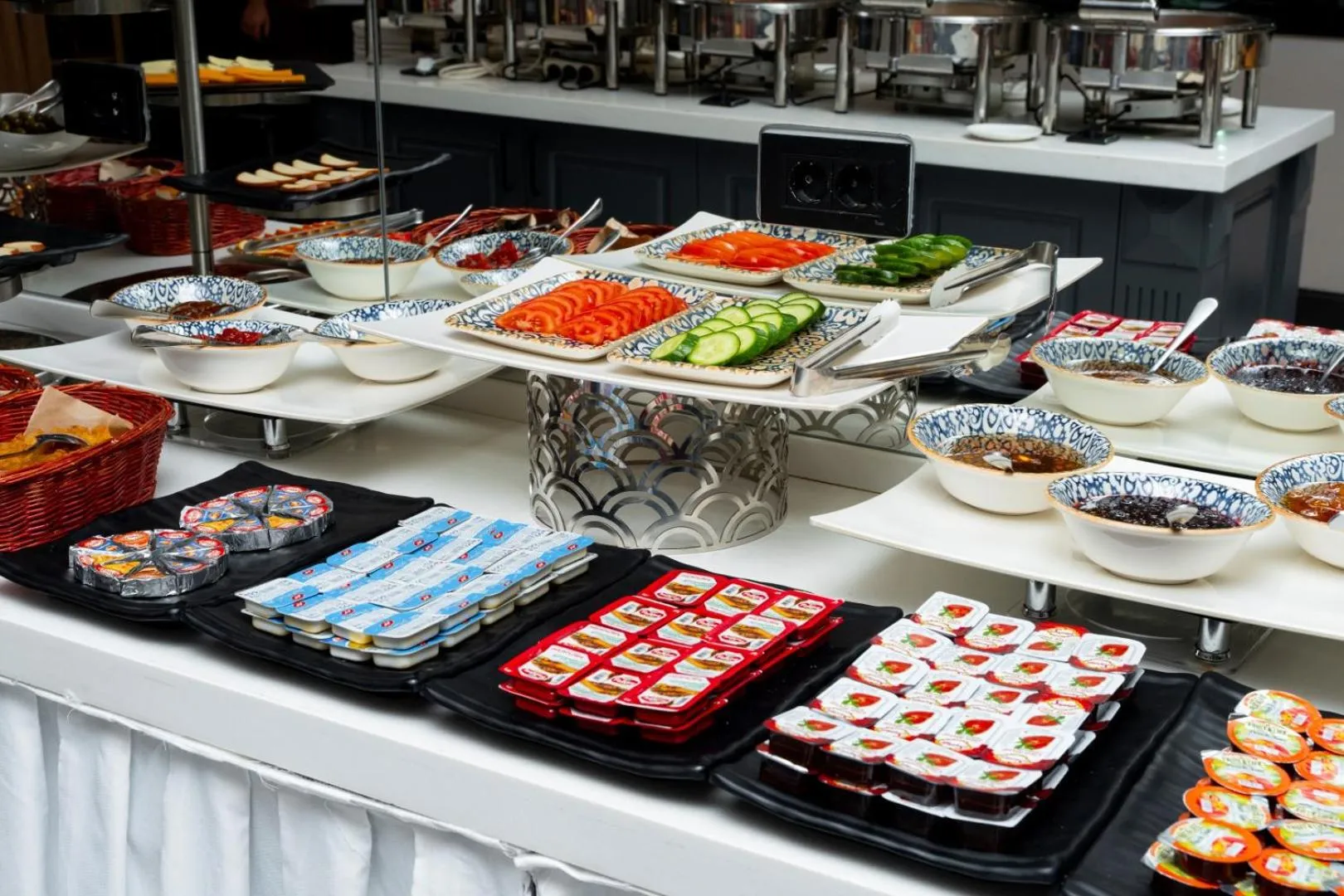 Buffet breakfast in Port Rivoli Hotel Baku