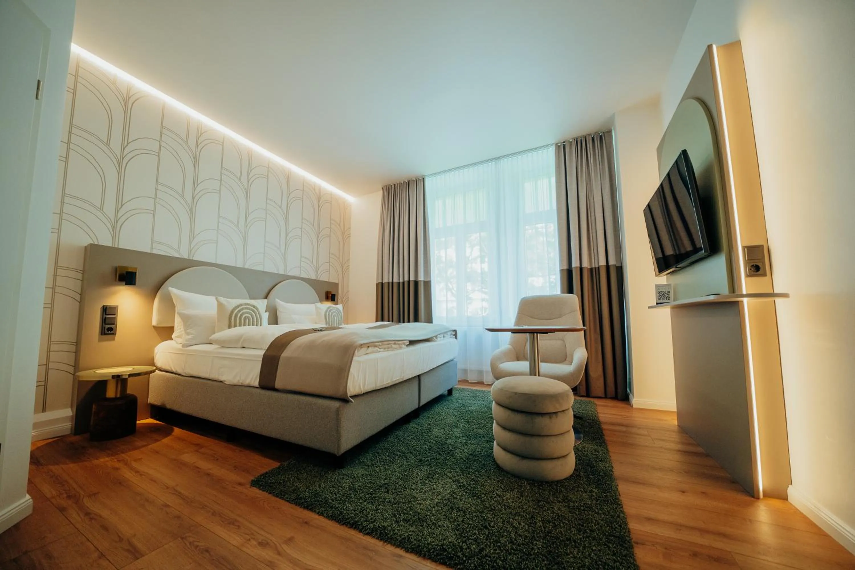 TV and multimedia, Bed in guestified BARBAROSSA Hotel