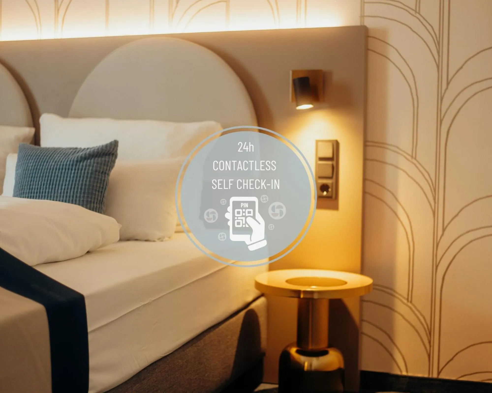 Property logo or sign, Bed in guestified BARBAROSSA Hotel