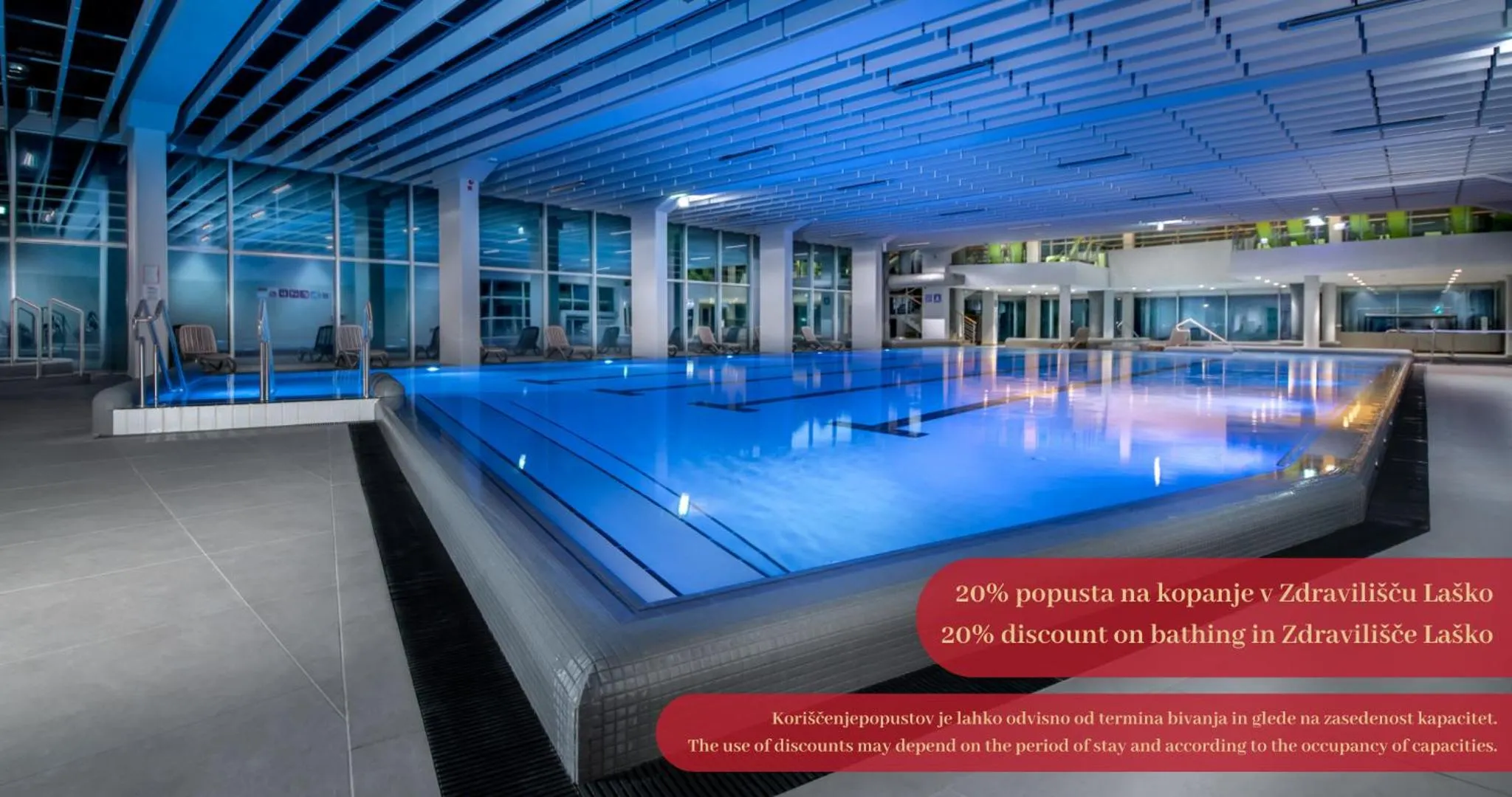 Swimming pool in Hotel Špica Laško