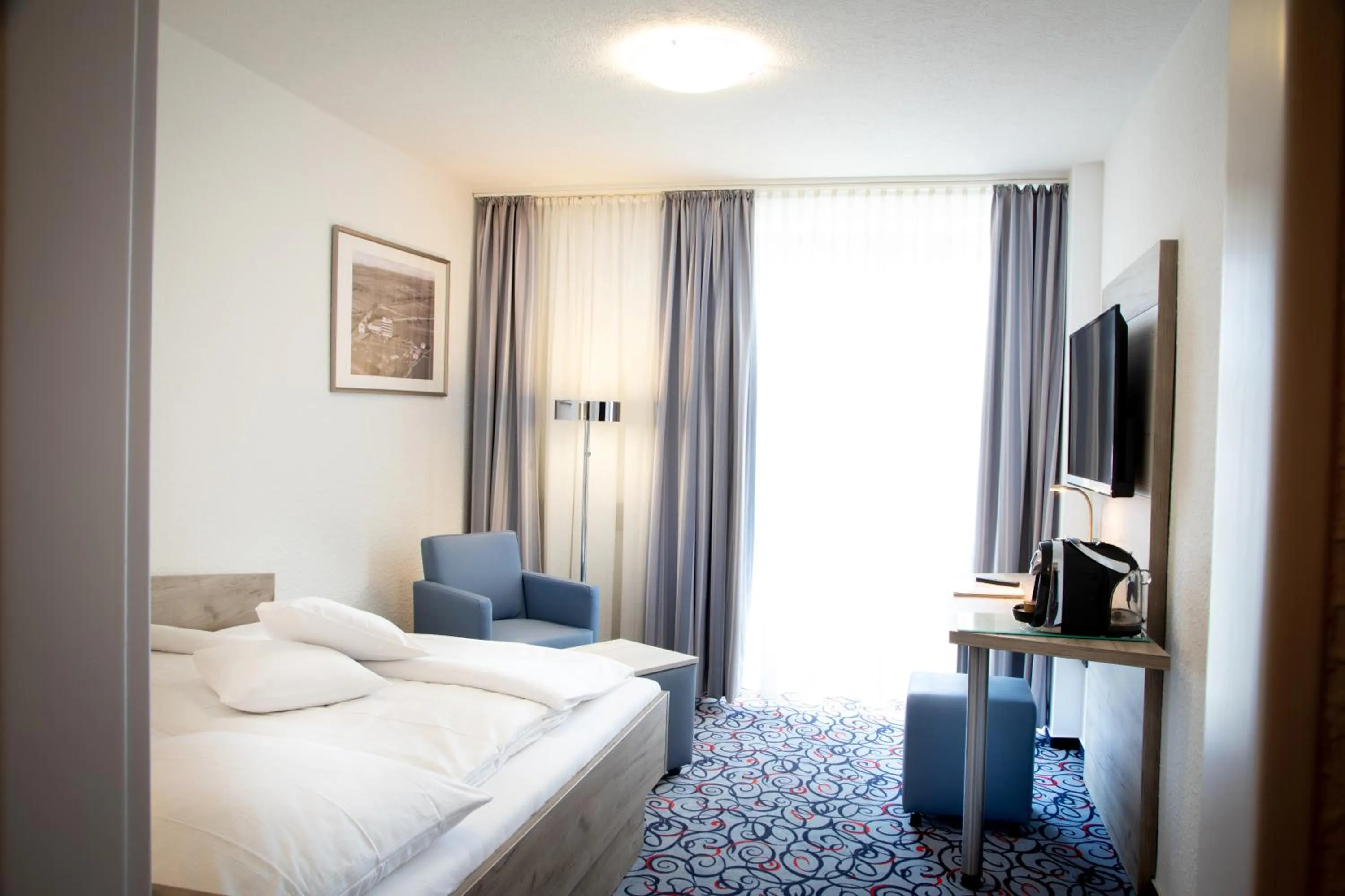 Photo of the whole room, Bed in Pfefferhöhe Hotel & Restaurant