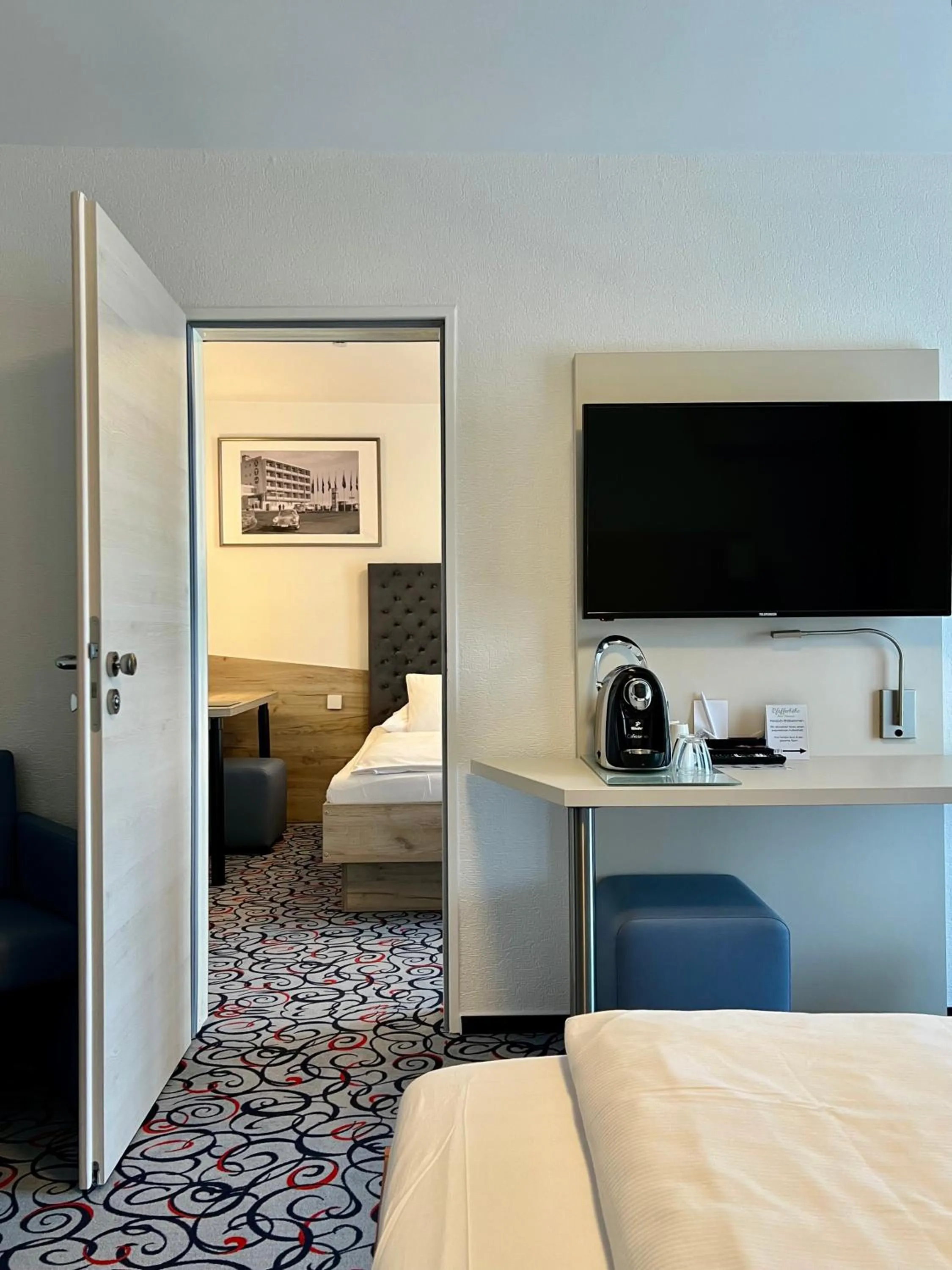 Photo of the whole room, Bed in Pfefferhöhe Hotel & Restaurant