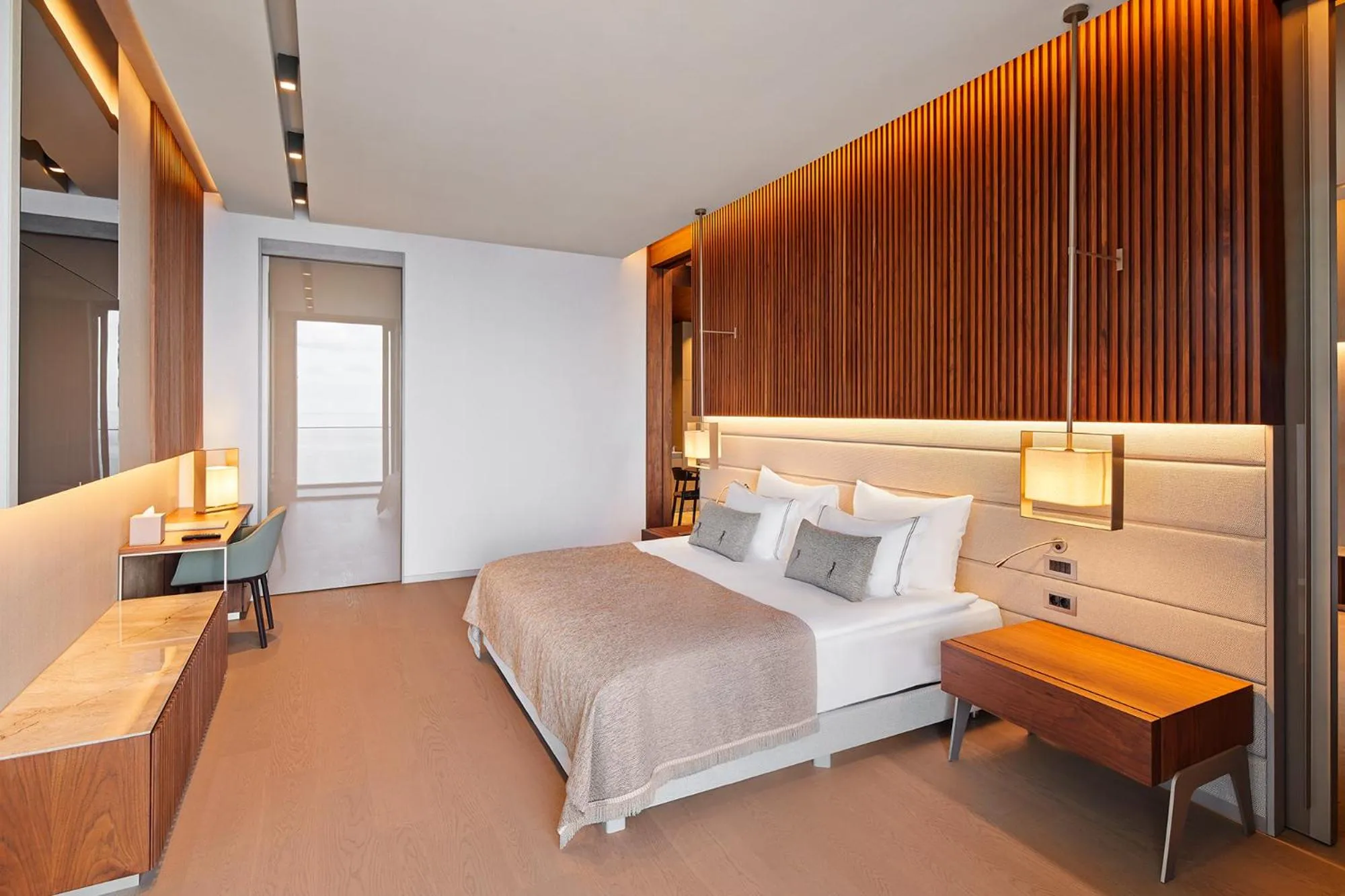 Bed in Ricosta Hotel