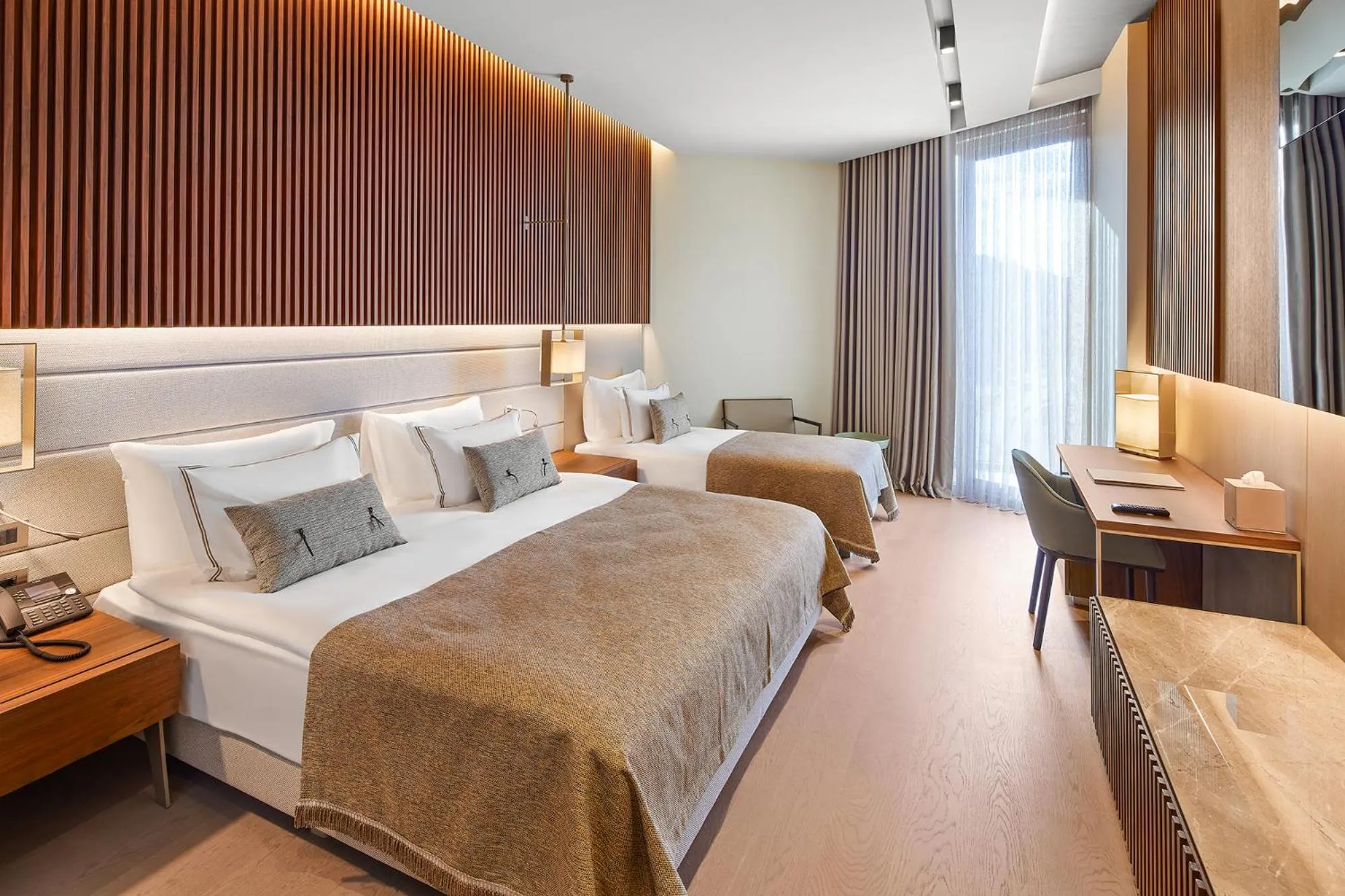 Bed in Ricosta Hotel