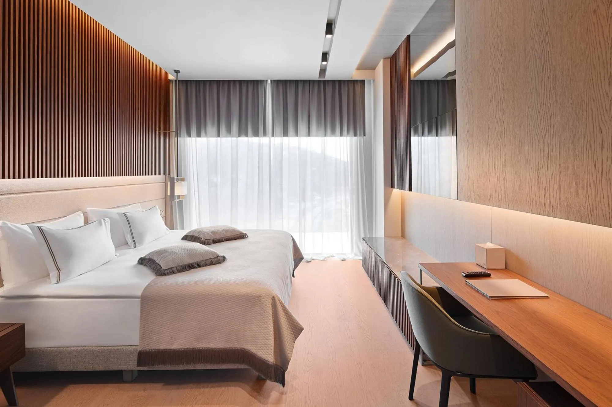 Bed in Ricosta Hotel