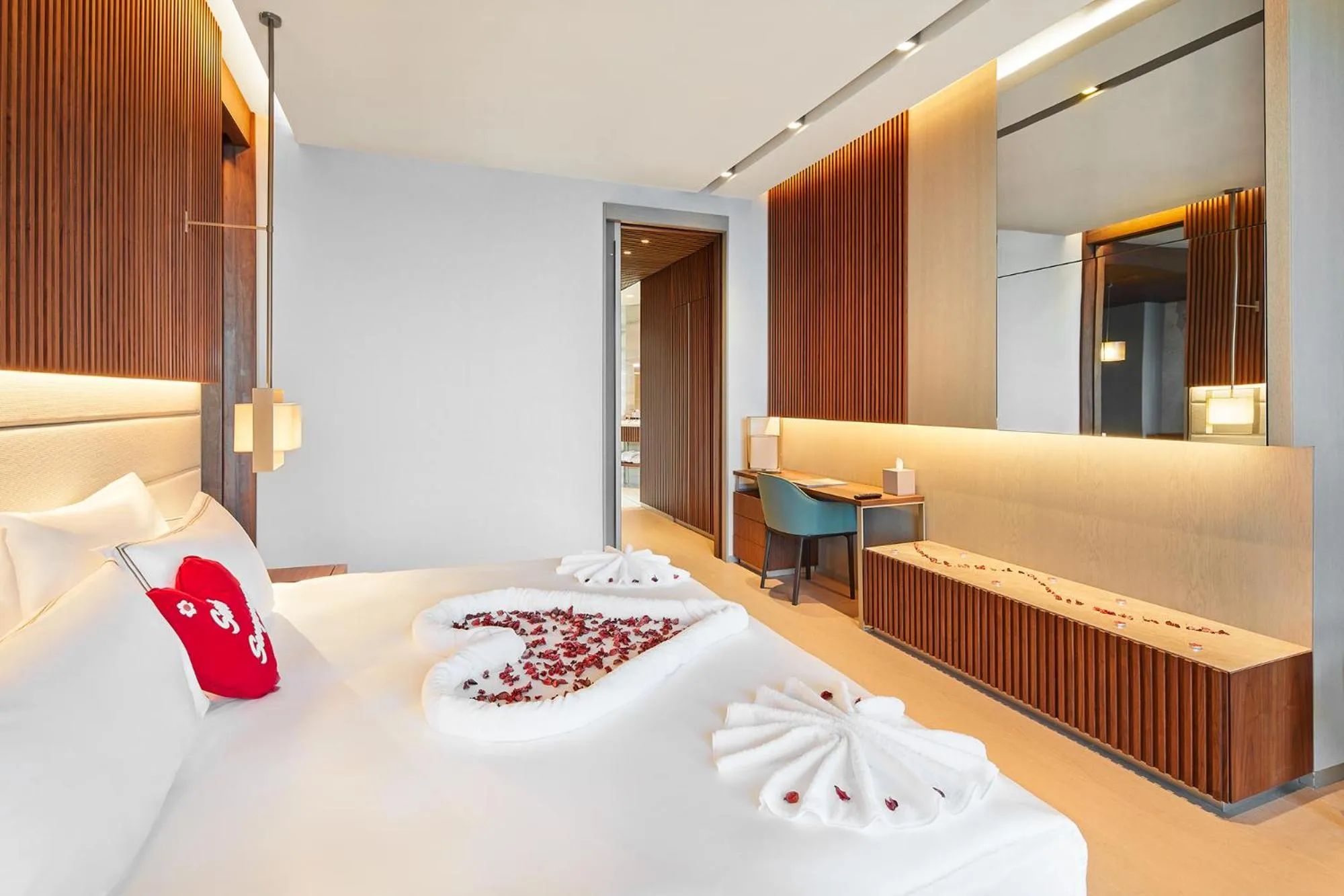 Bed in Ricosta Hotel