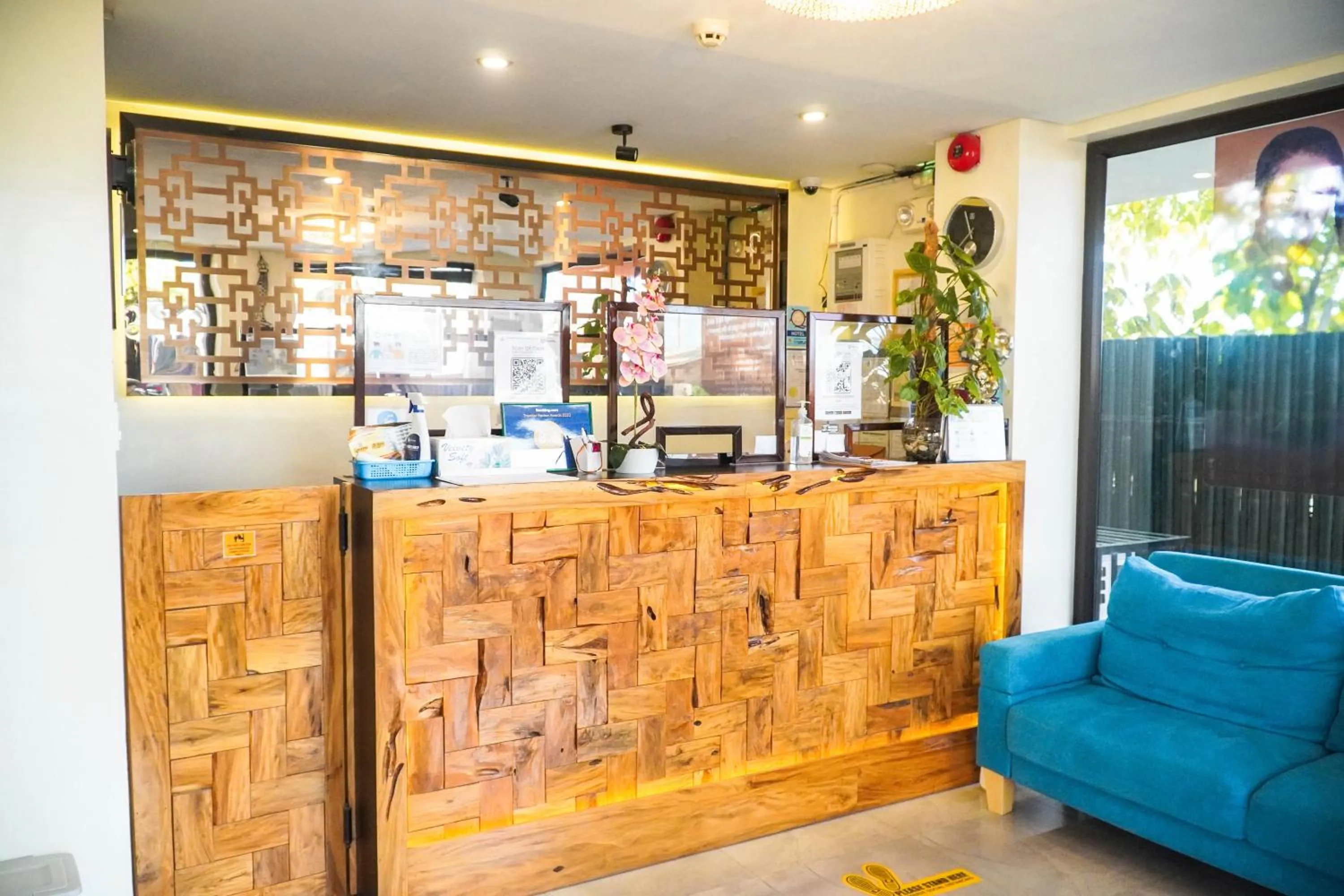 Lobby or reception in Navarro Hotel