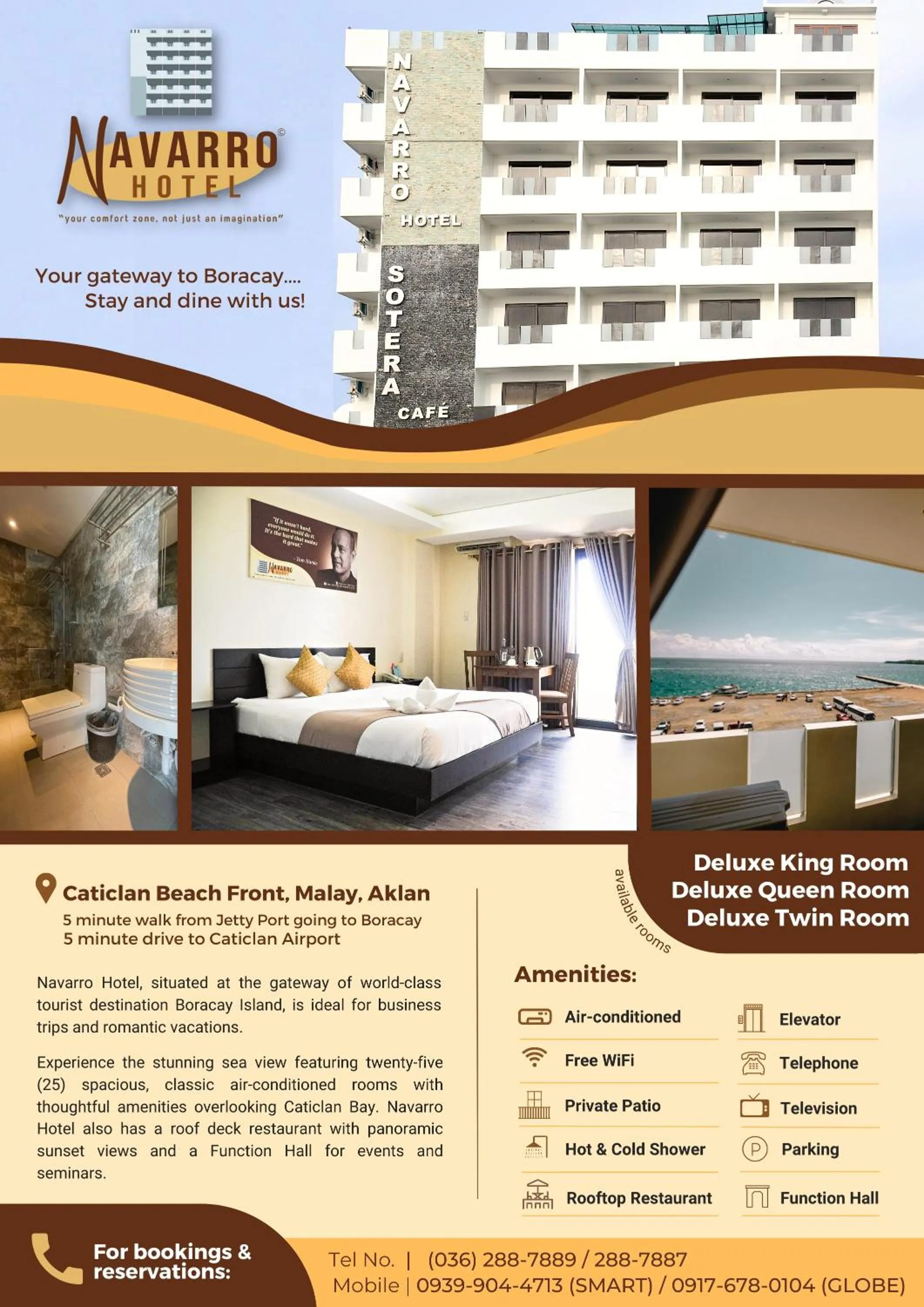 Logo/Certificate/Sign, Bed in Navarro Hotel