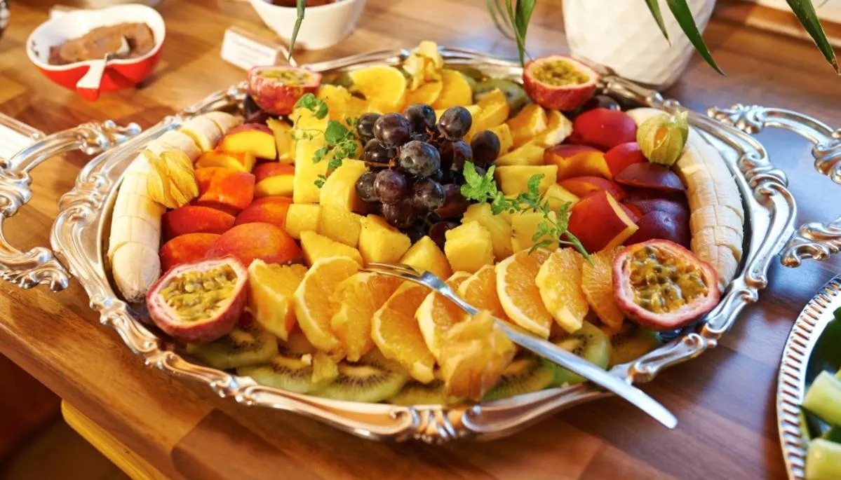 Buffet breakfast in Naturkost-Hotel Harz