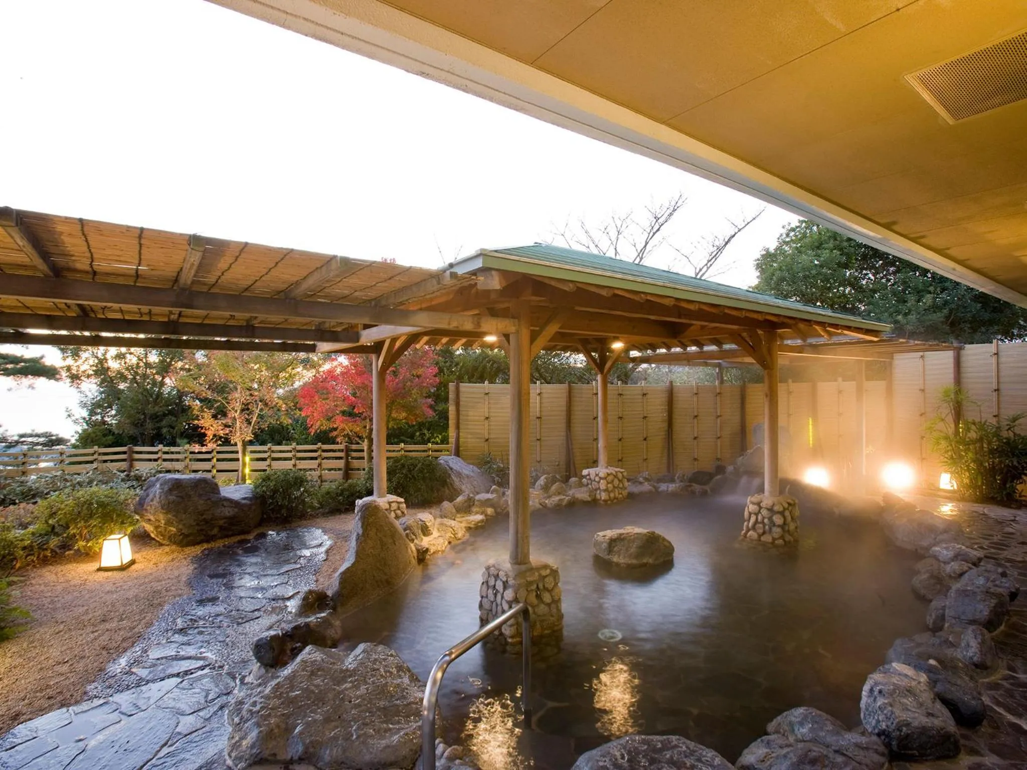 Open Air Bath in Gamagori Onsenkyo Mikawa Bay Hills Hotel