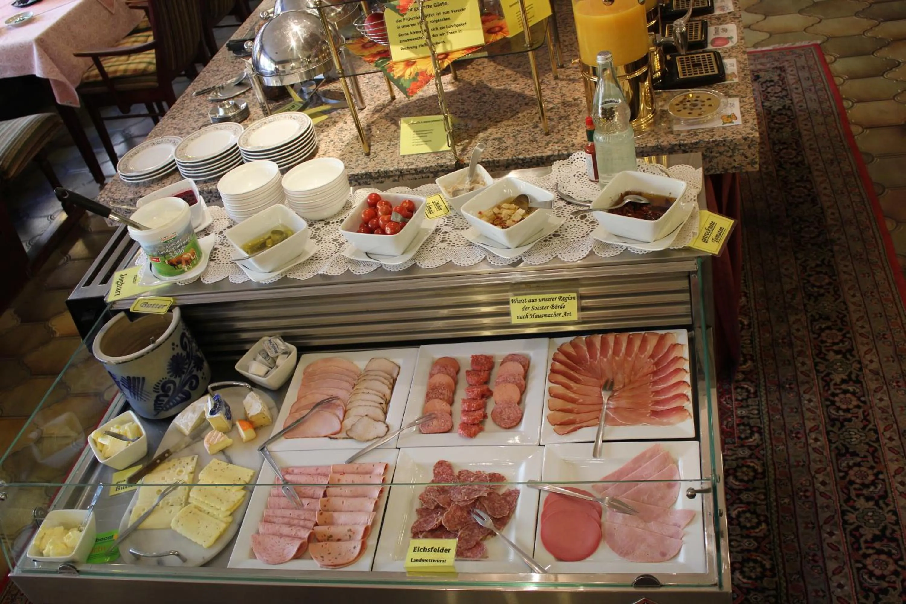 Restaurant/places to eat in Stadthotel Bartels