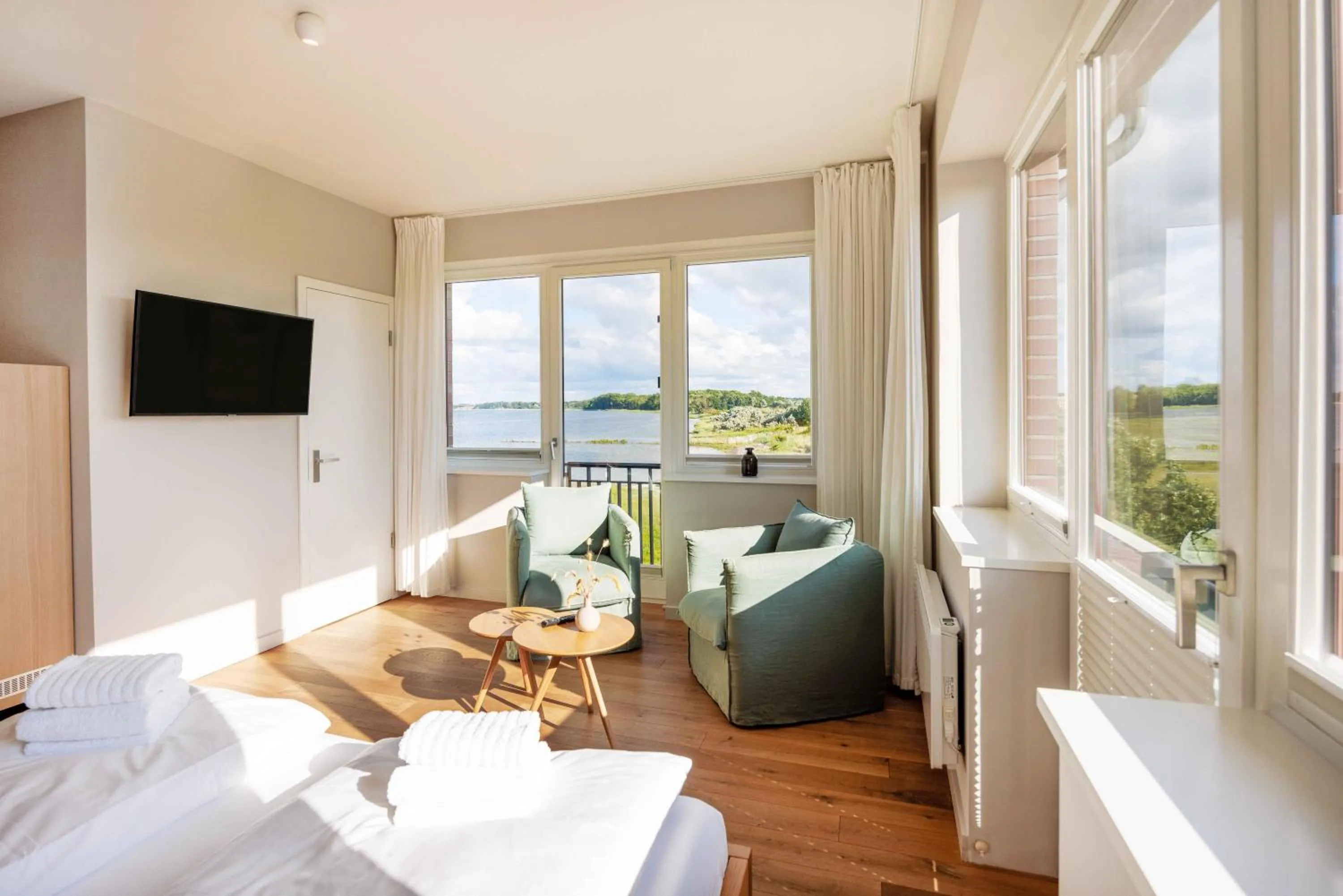 Bed in Bades Huk Marina Hotel