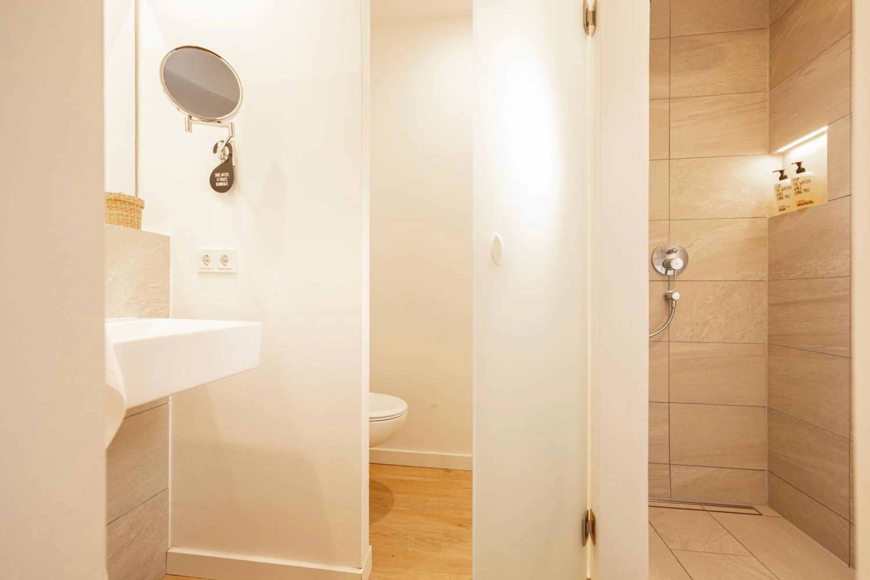 Shower in SAND Lifestylehotel