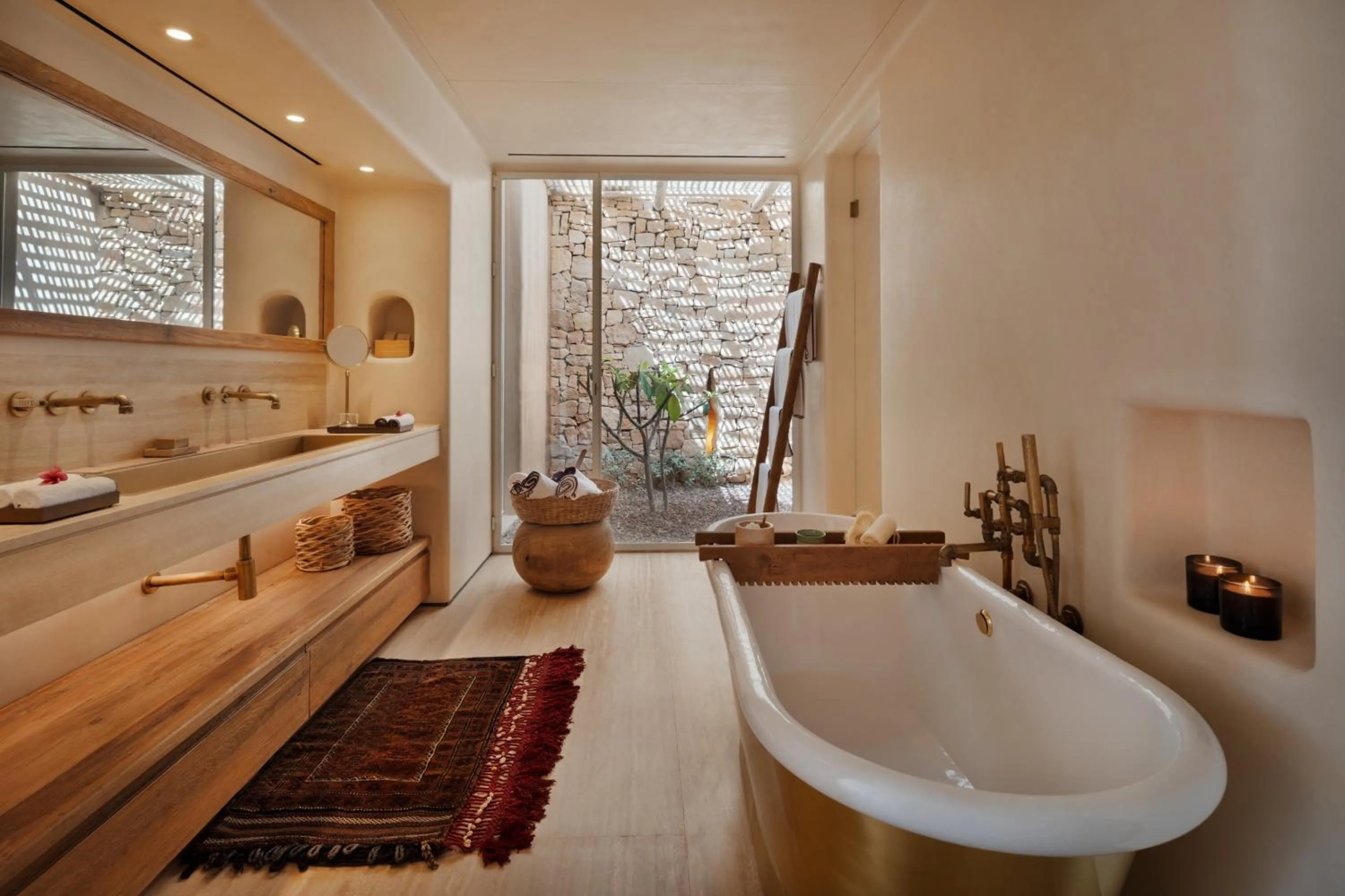Bathroom in Six Senses Shaharut