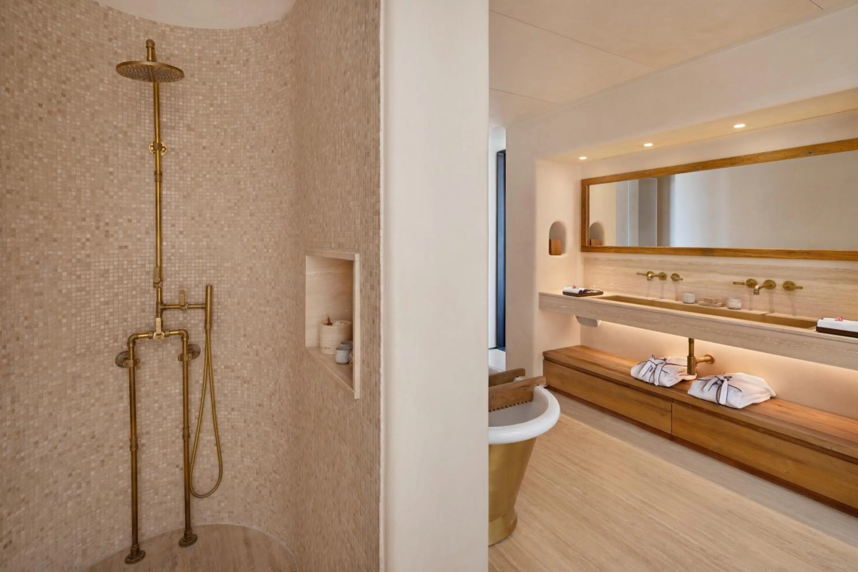 Bathroom in Six Senses Shaharut