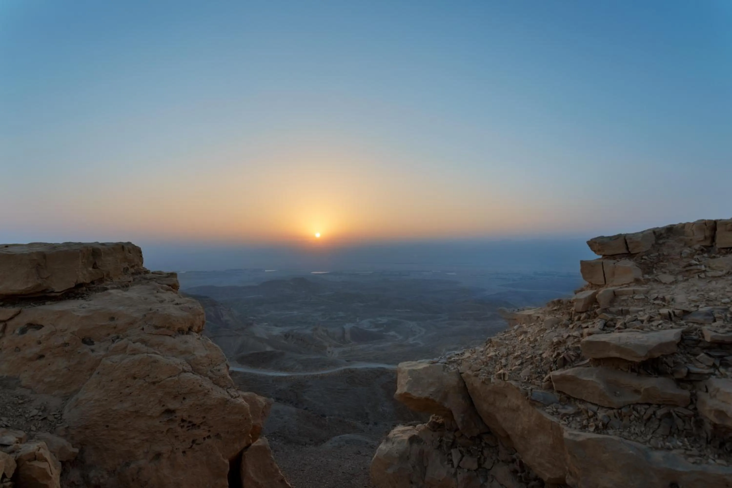 Natural landscape in Six Senses Shaharut