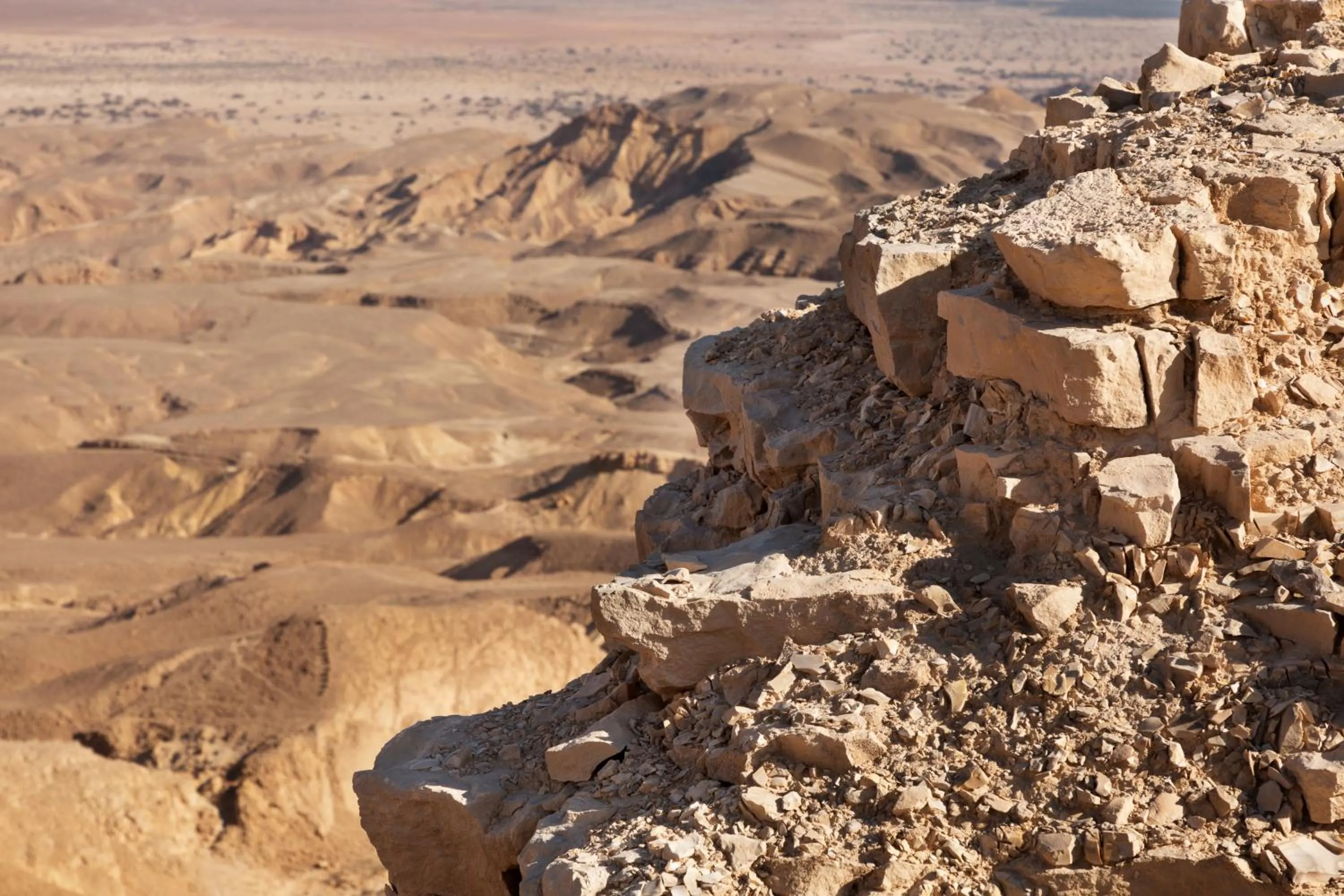 Natural landscape in Six Senses Shaharut