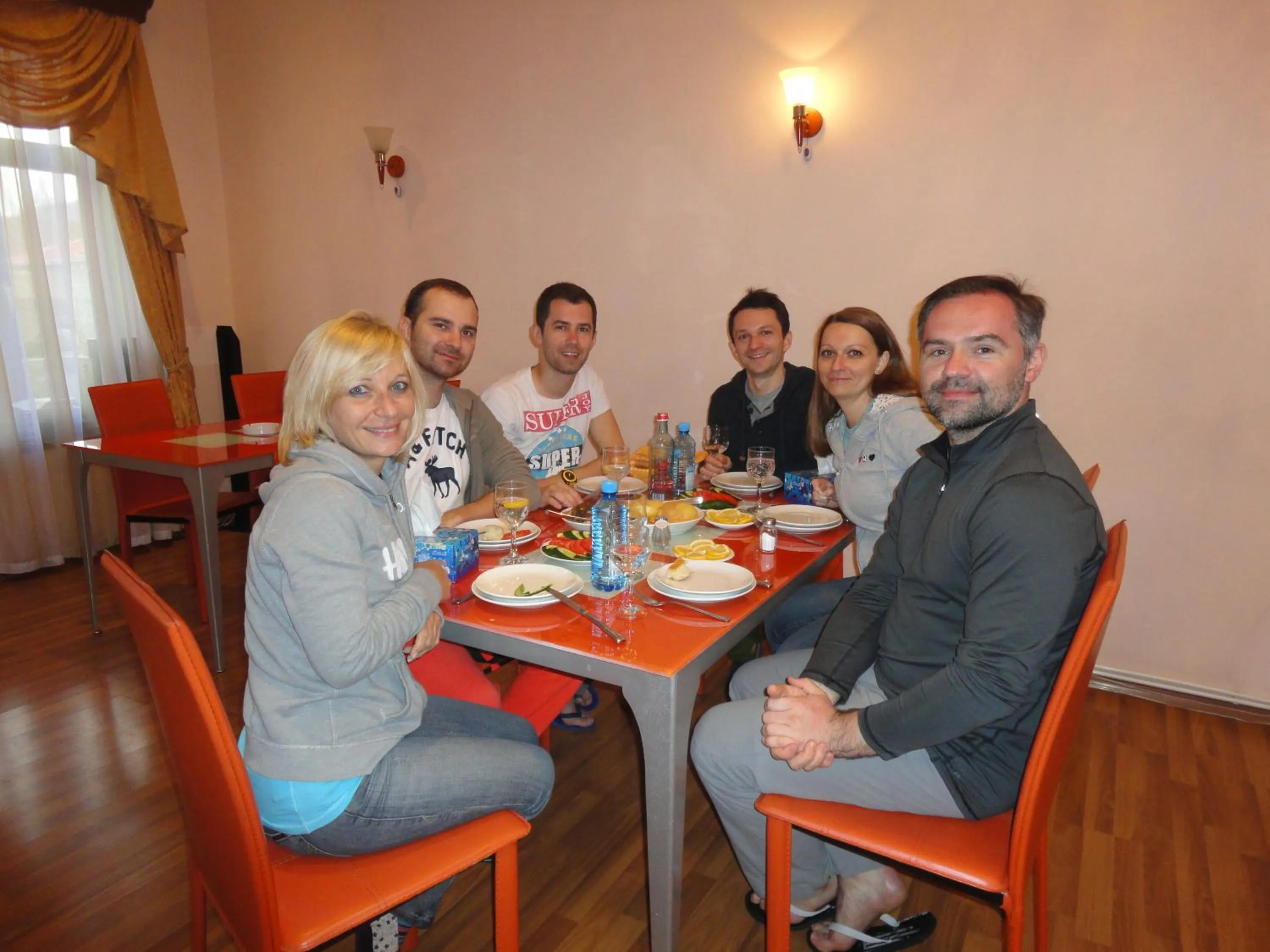 group of guests in Christy Hotel