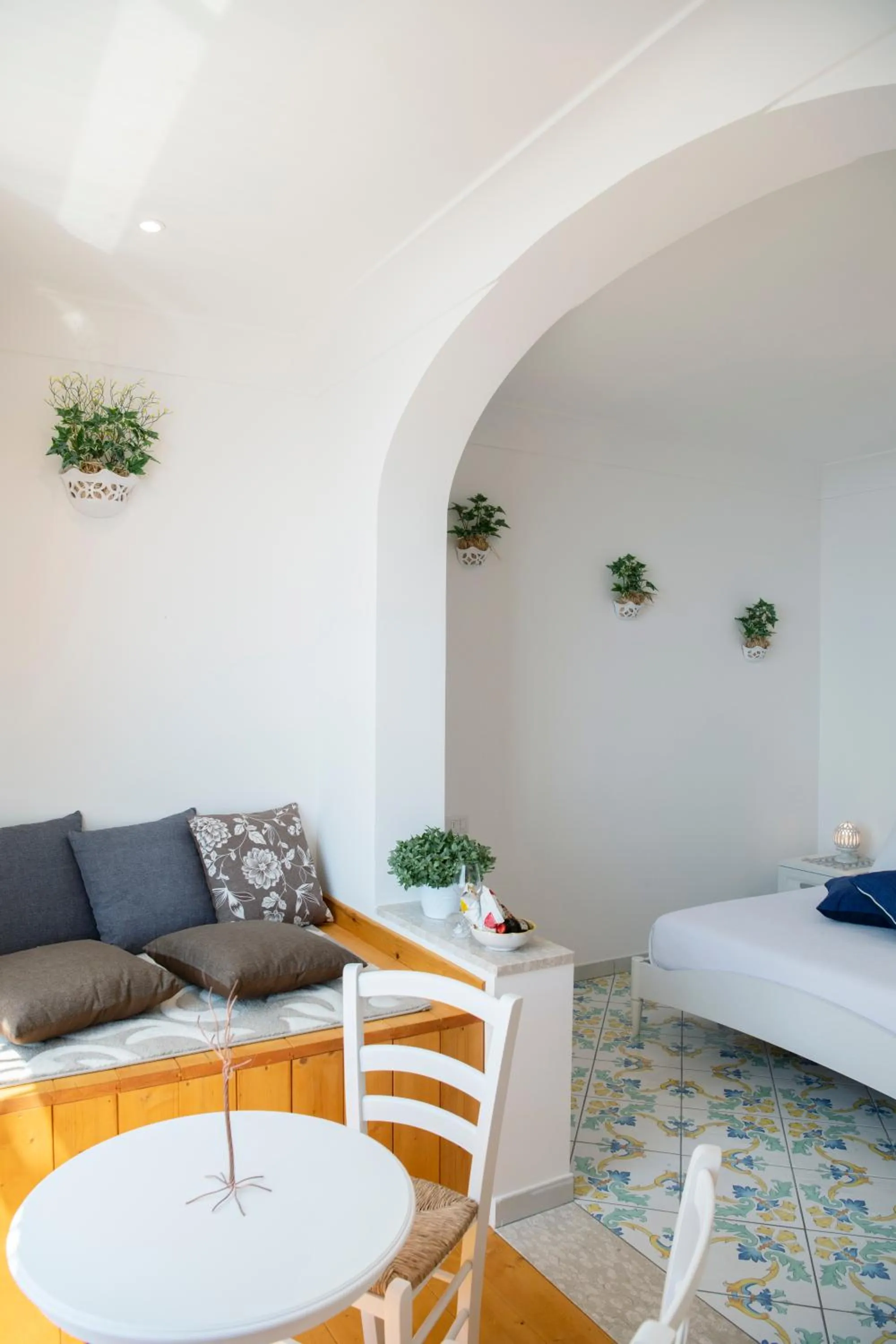 Bed in La Borragine Rooms