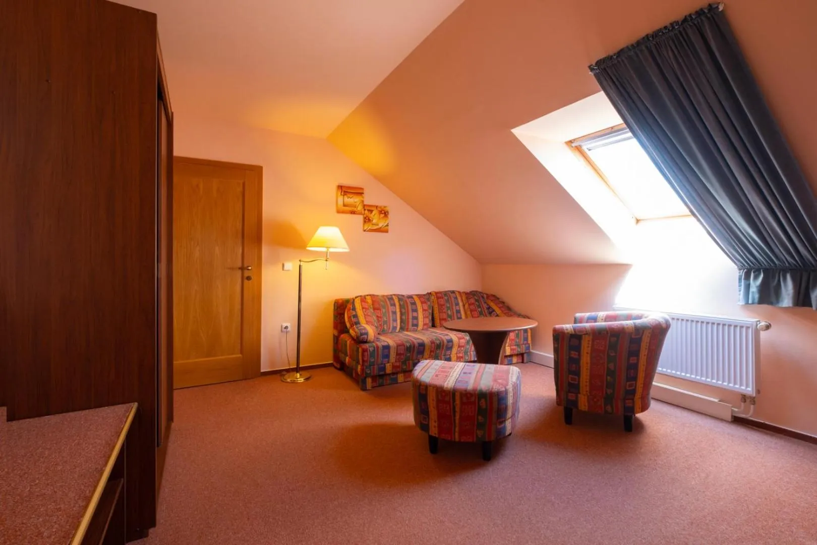 Living room, Bed in Hotel Mohelnice