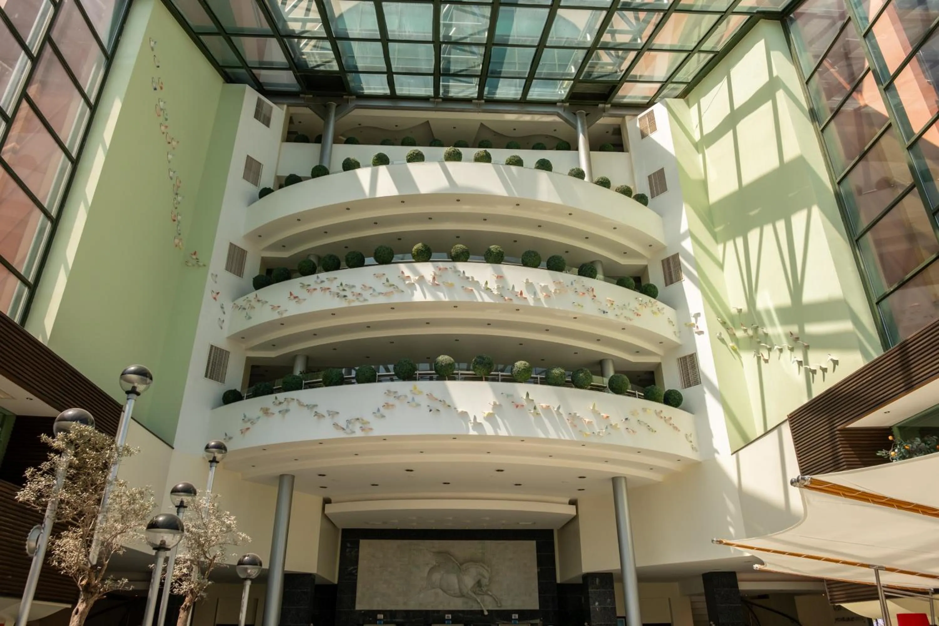 Lobby or reception in AQI Pegasos Resort