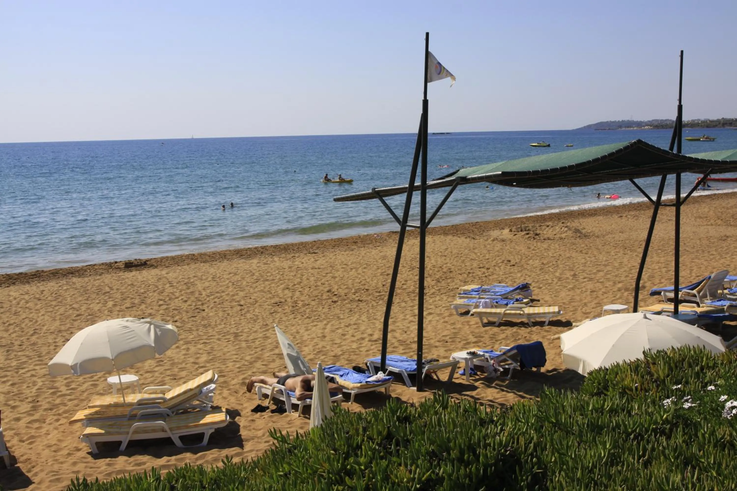 Beach in AQI Pegasos Resort