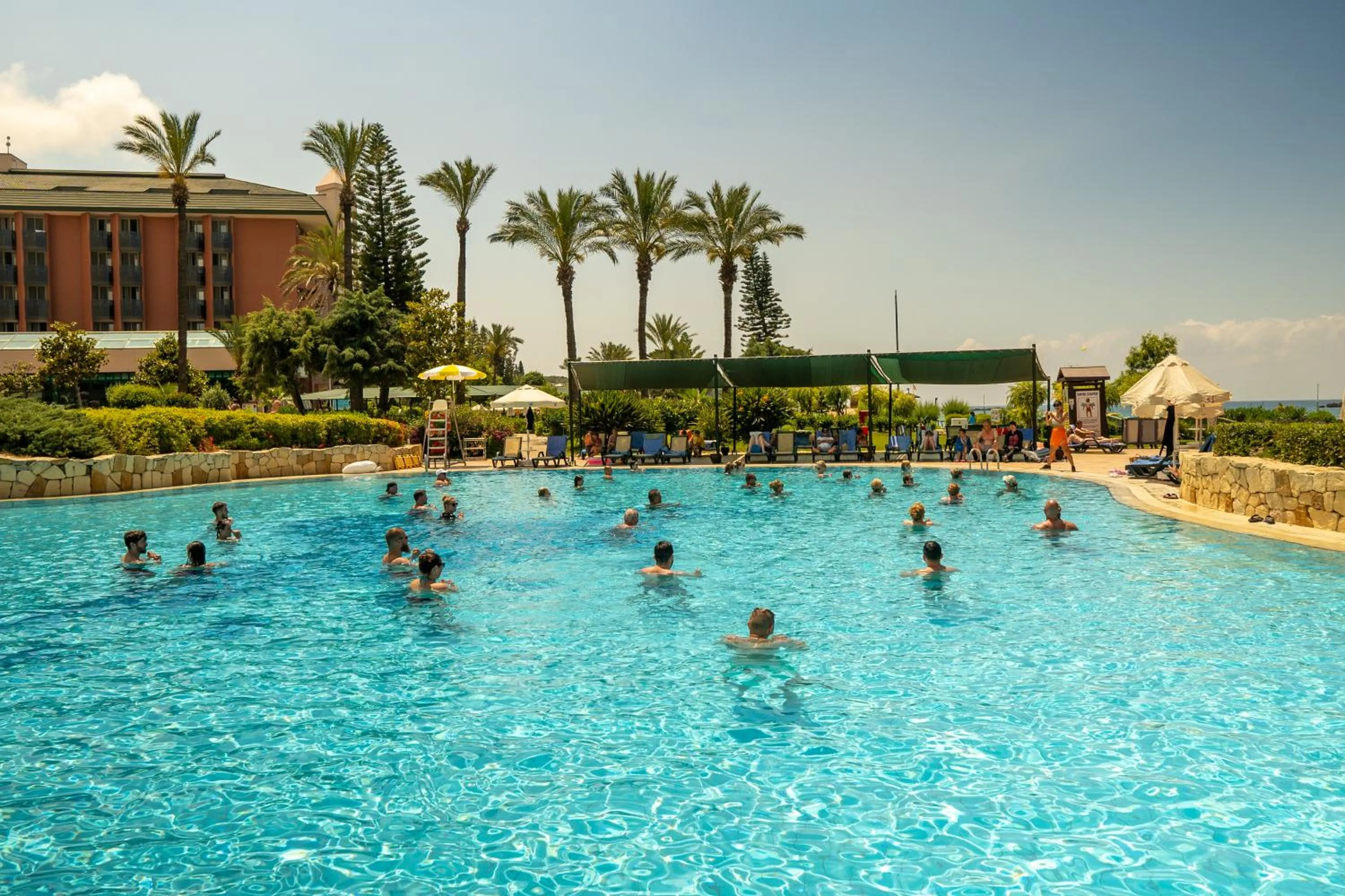 People in AQI Pegasos Resort