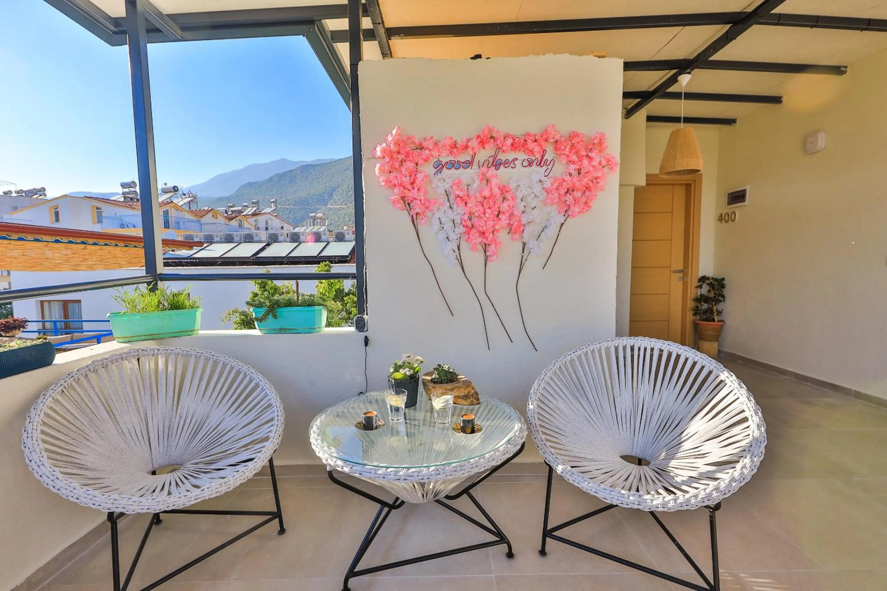 Balcony/Terrace in Bahar Pansiyon