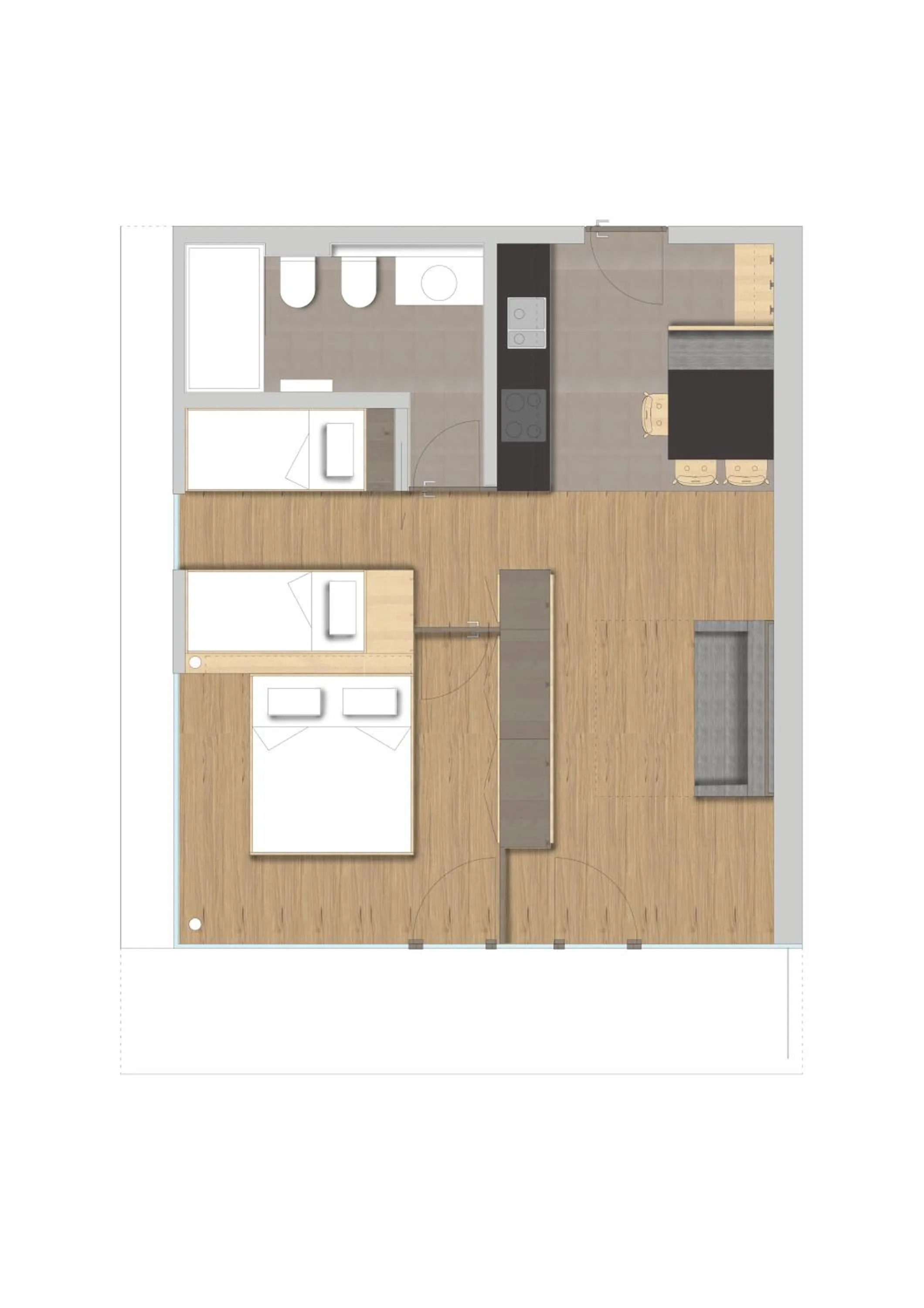 Floor plan in Villa Rainer Sexten