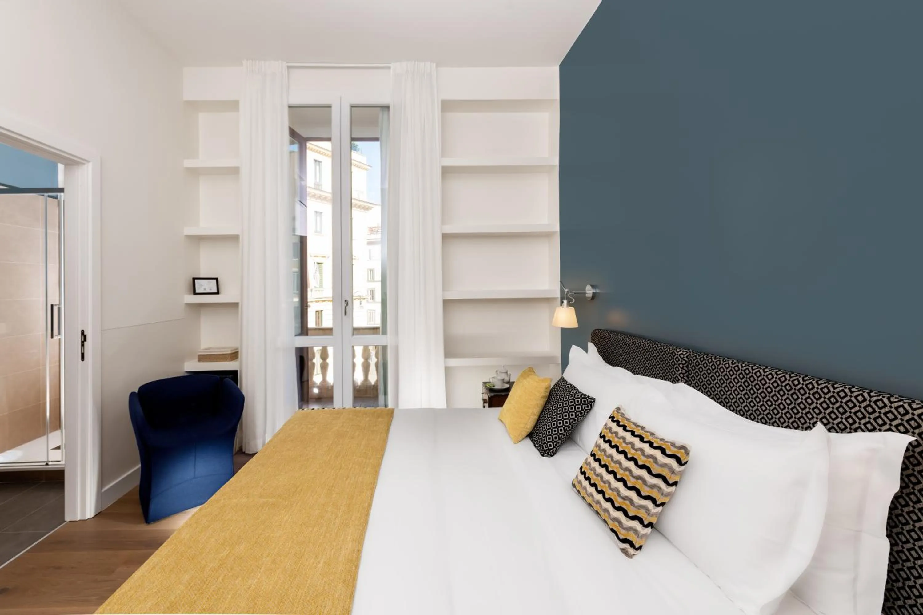 Bedroom, Bed in Charme 308