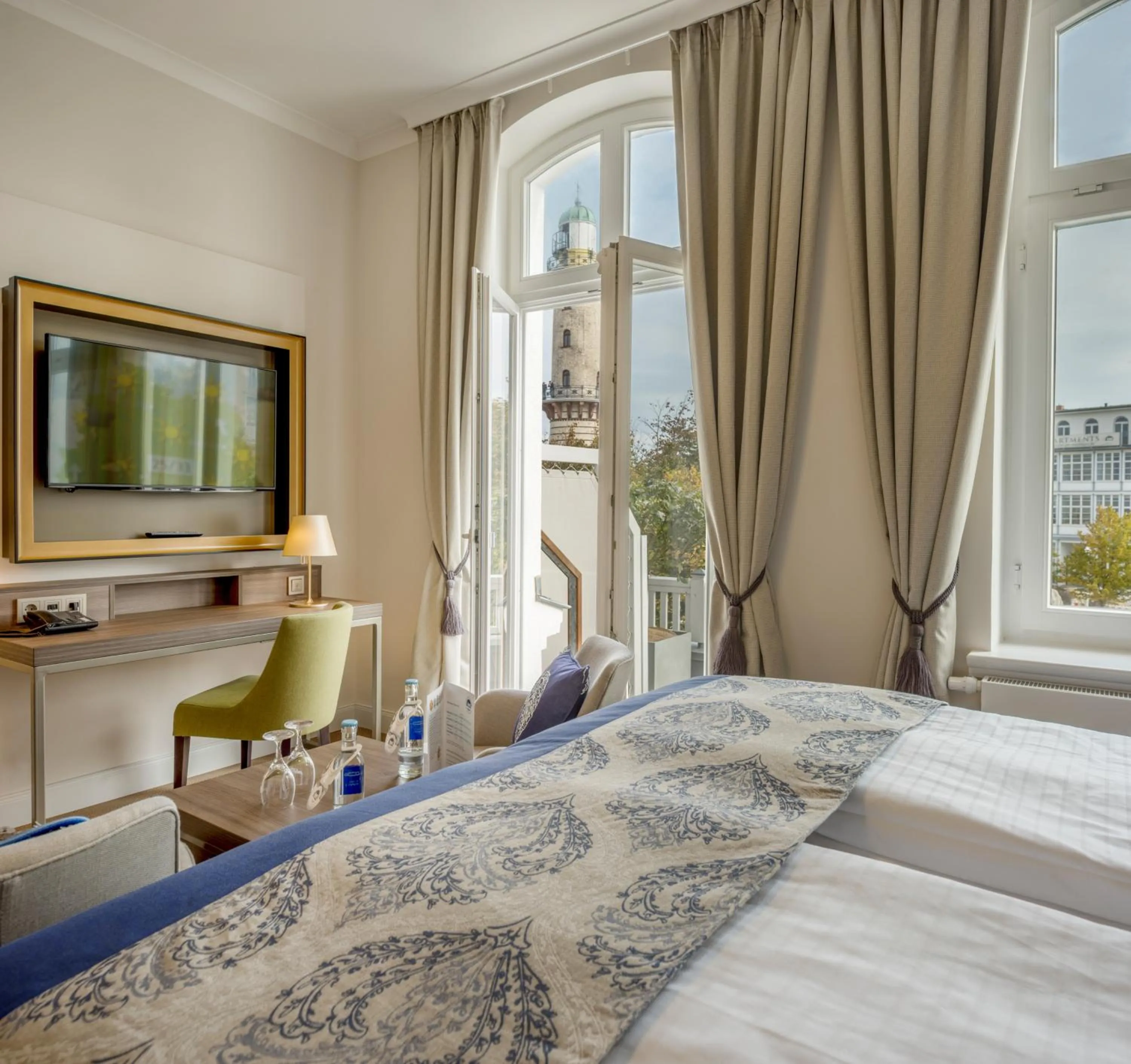 Bed in Hotel Am Leuchtturm