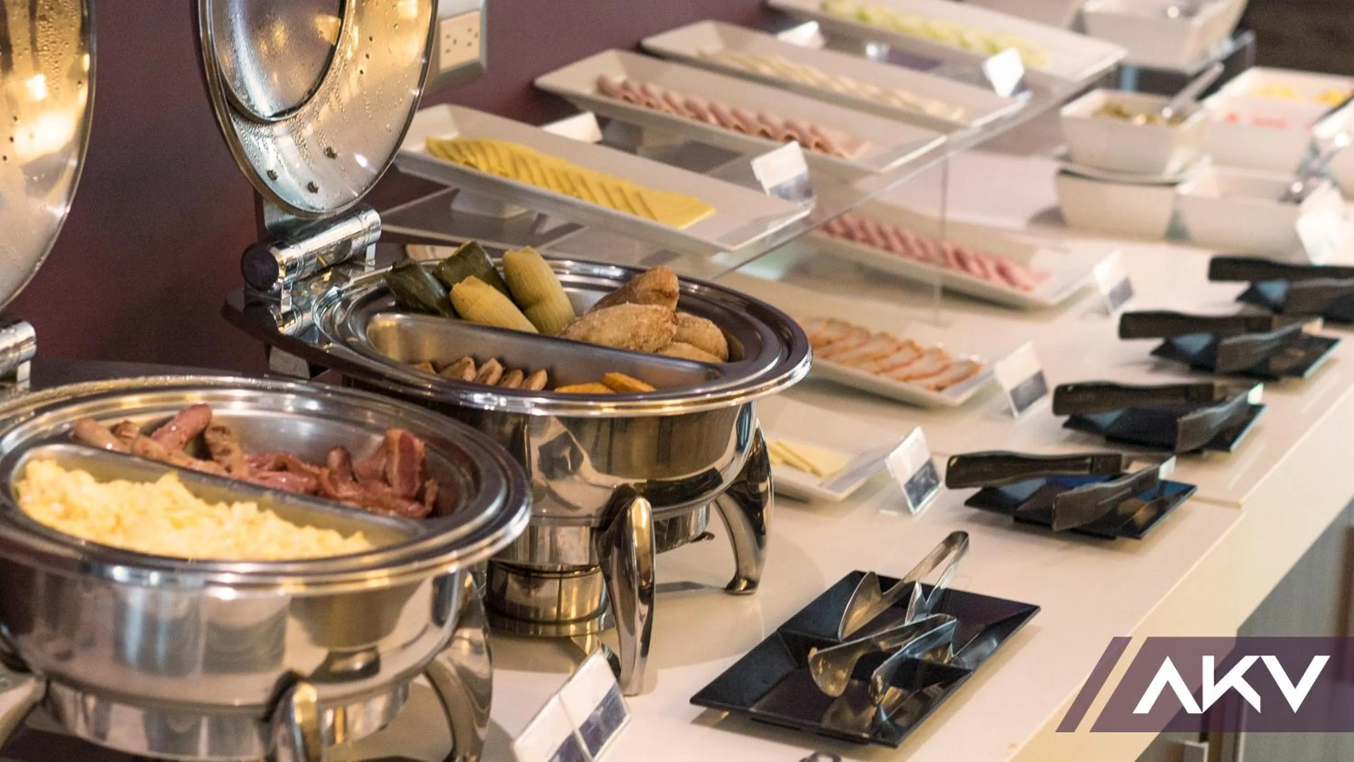 Buffet breakfast in Aku Hotels