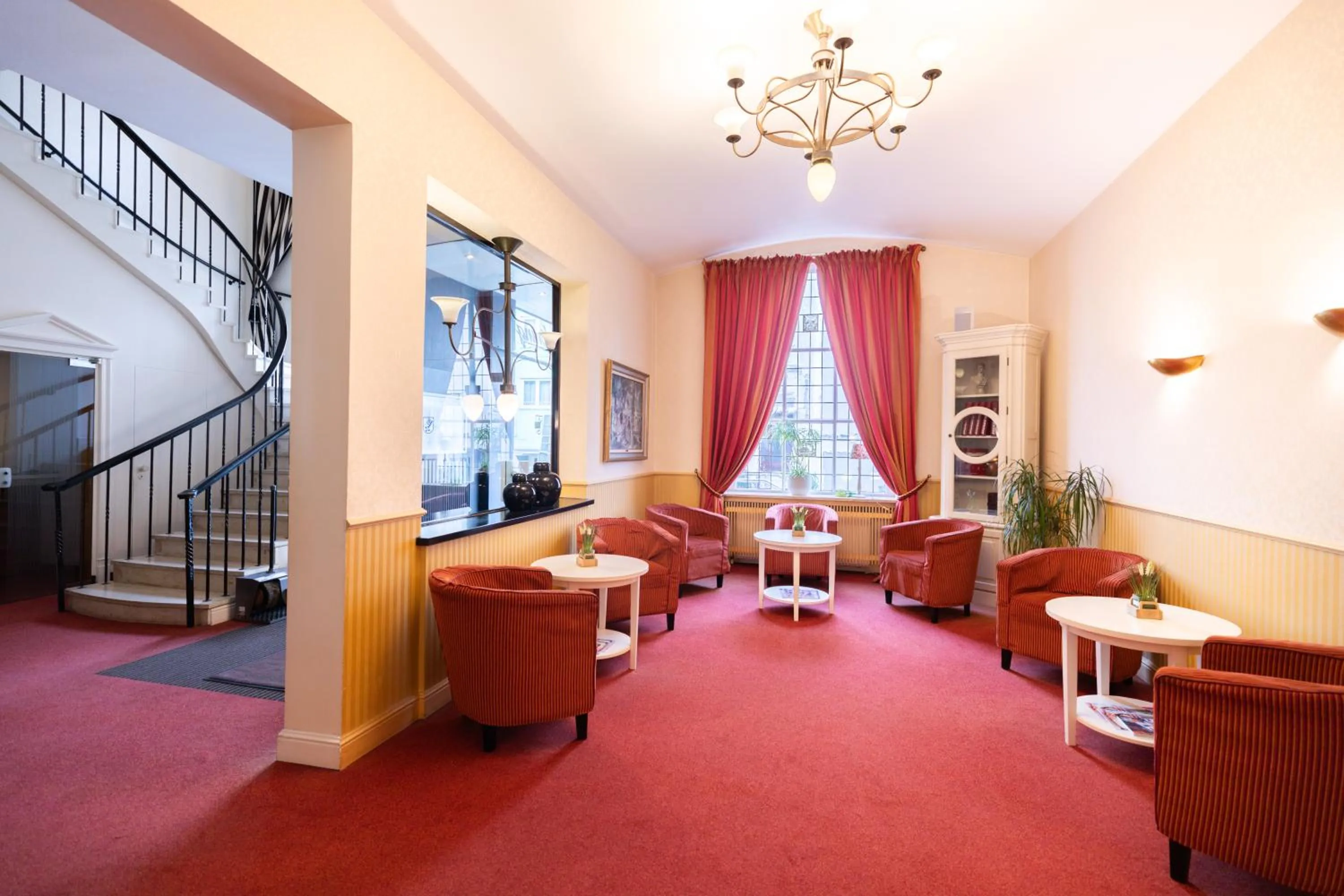 Lobby or reception in Hotel Bremer Haus