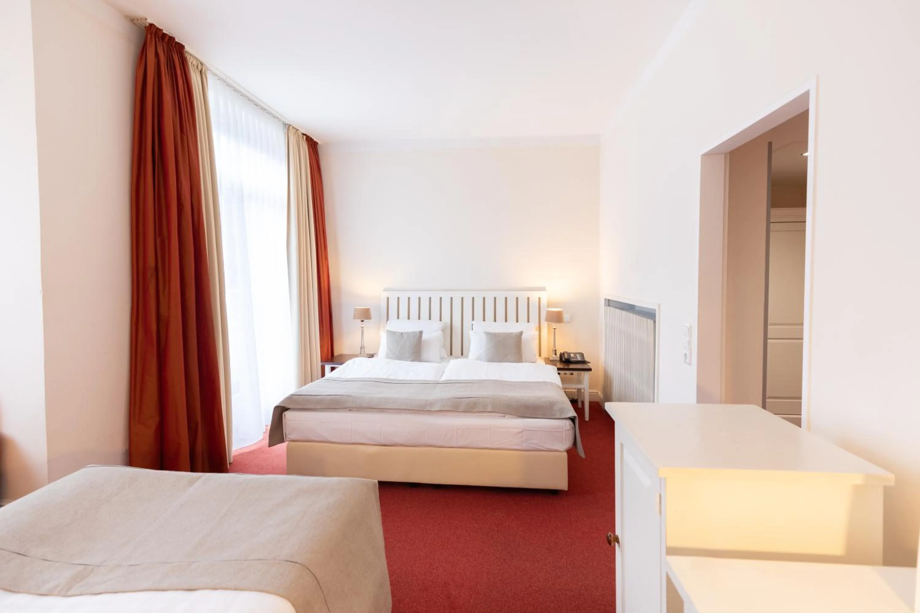 Bed in Hotel Bremer Haus