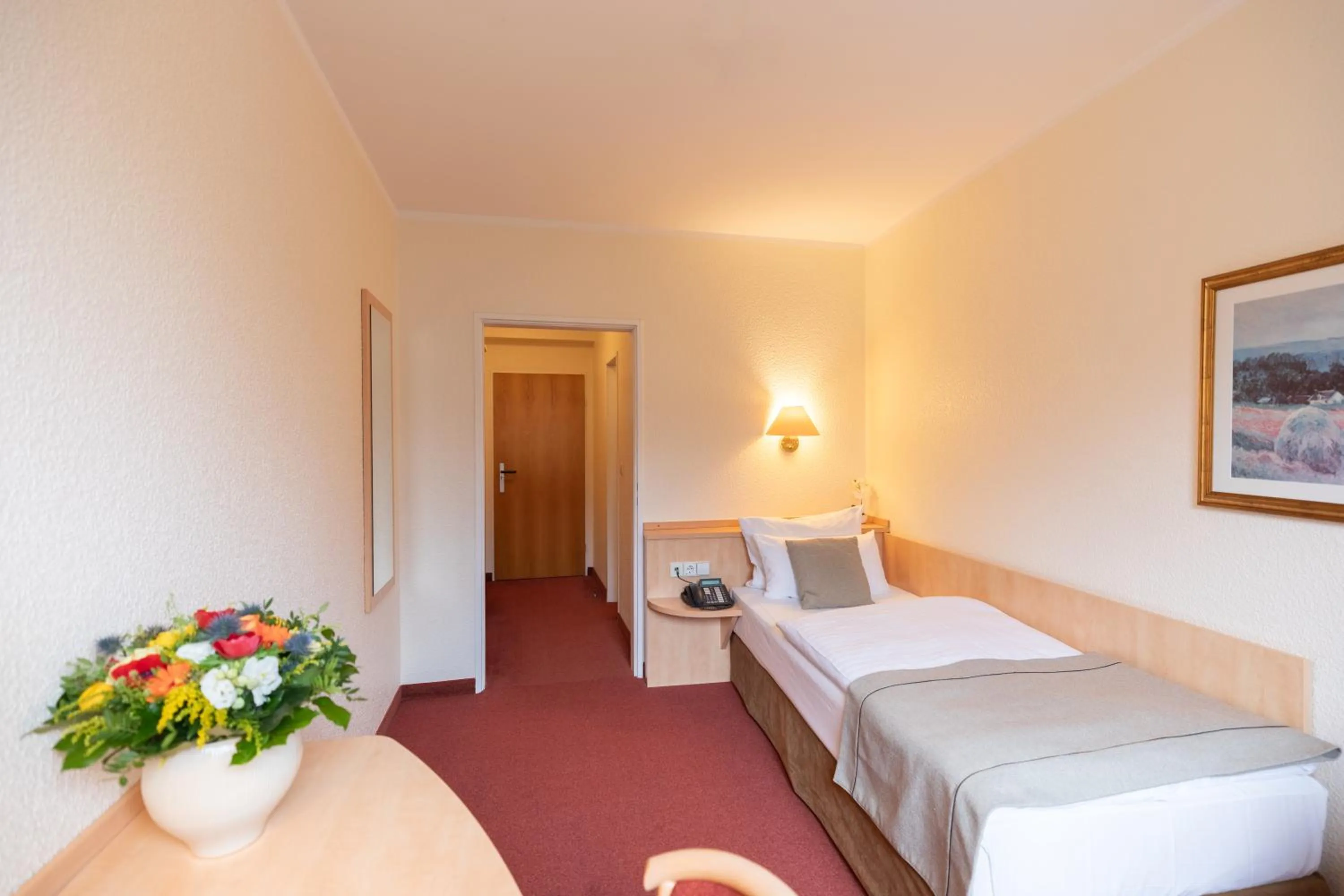 Bed in Hotel Bremer Haus