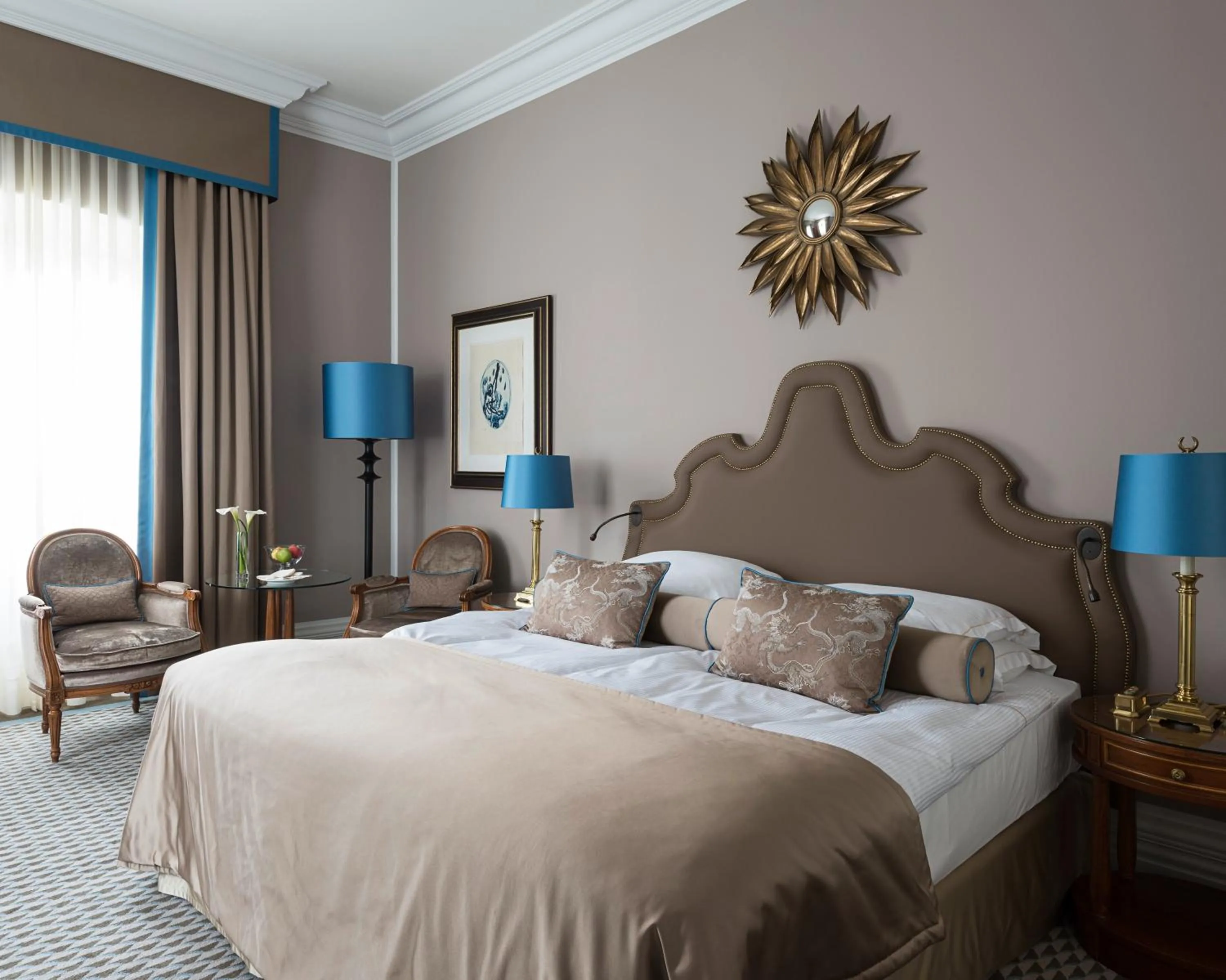 Day, Bed in Althoff Grandhotel Schloss Bensberg