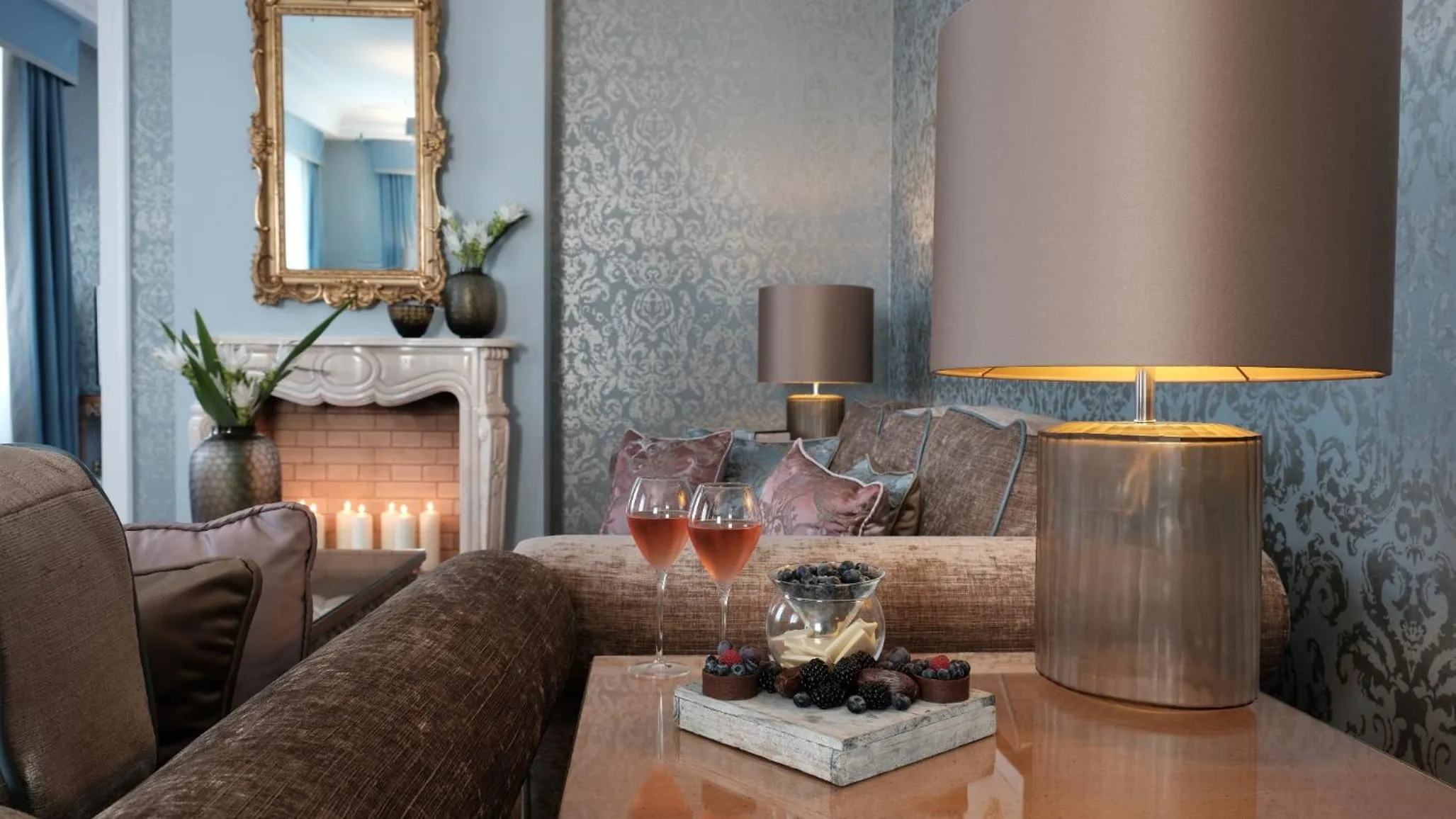 Living room in Althoff Grandhotel Schloss Bensberg