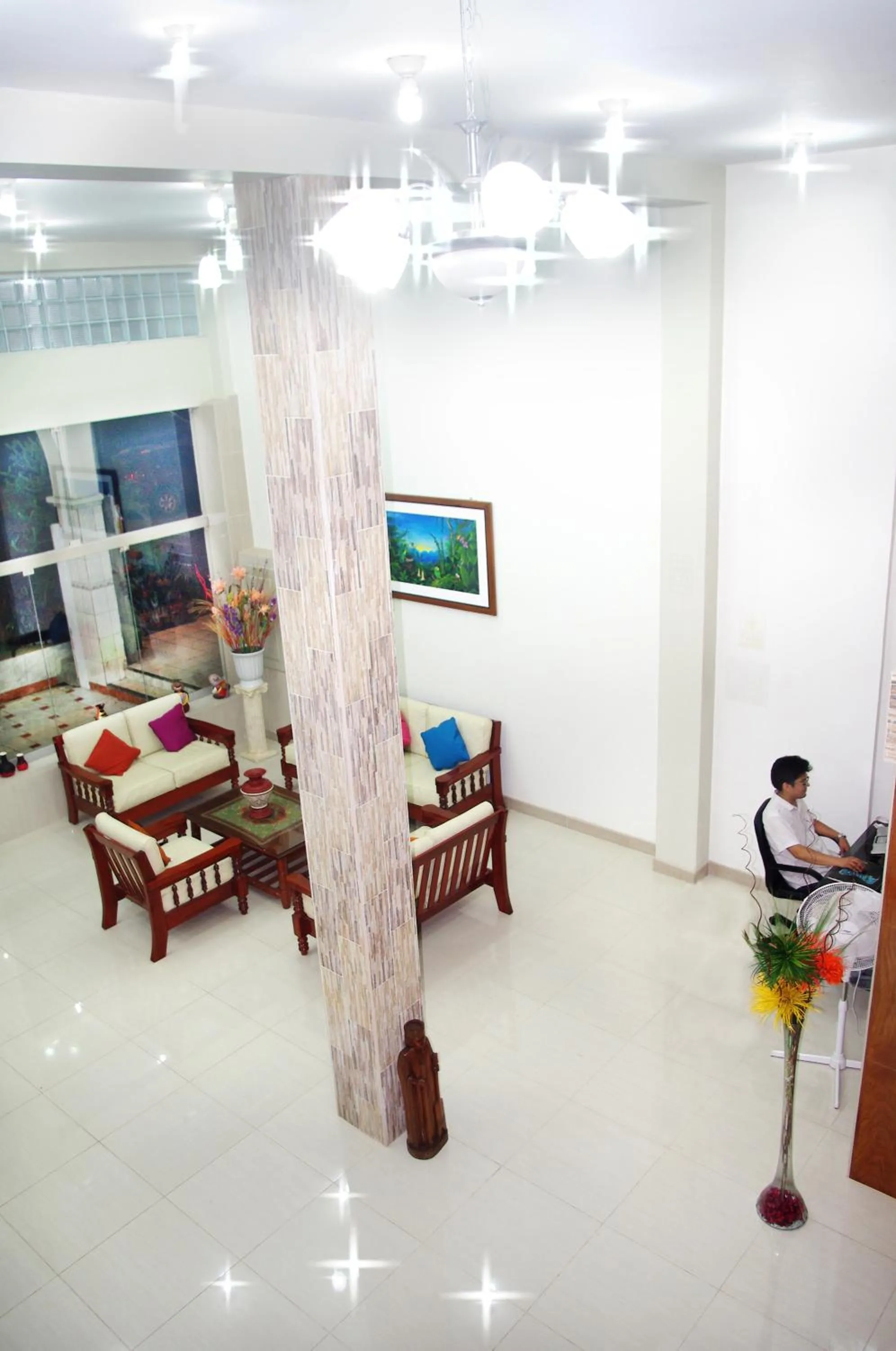 Communal lounge/ TV room in Del Castillo Plaza Hotel Pucallpa