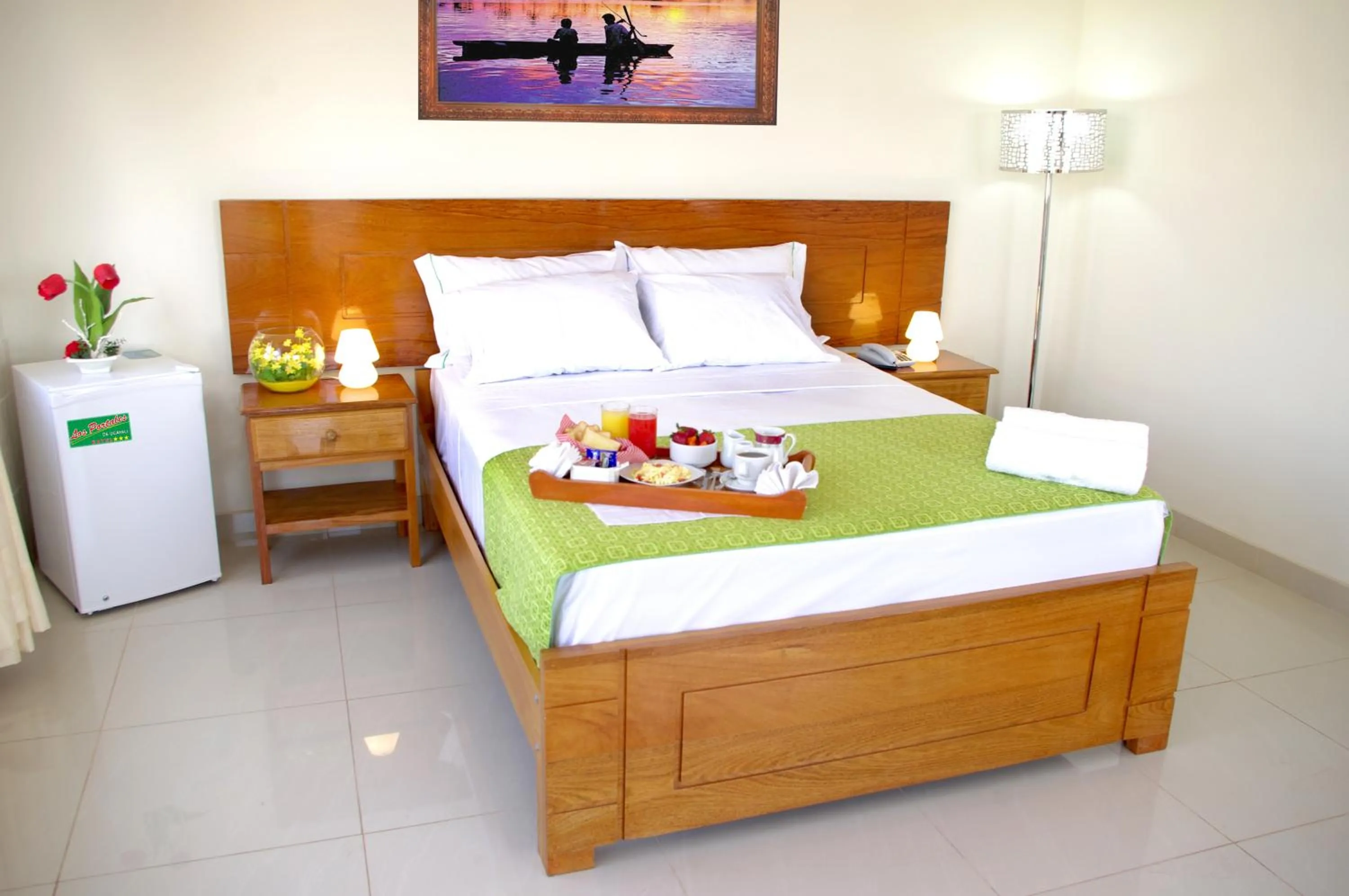 Bed in Del Castillo Plaza Hotel Pucallpa