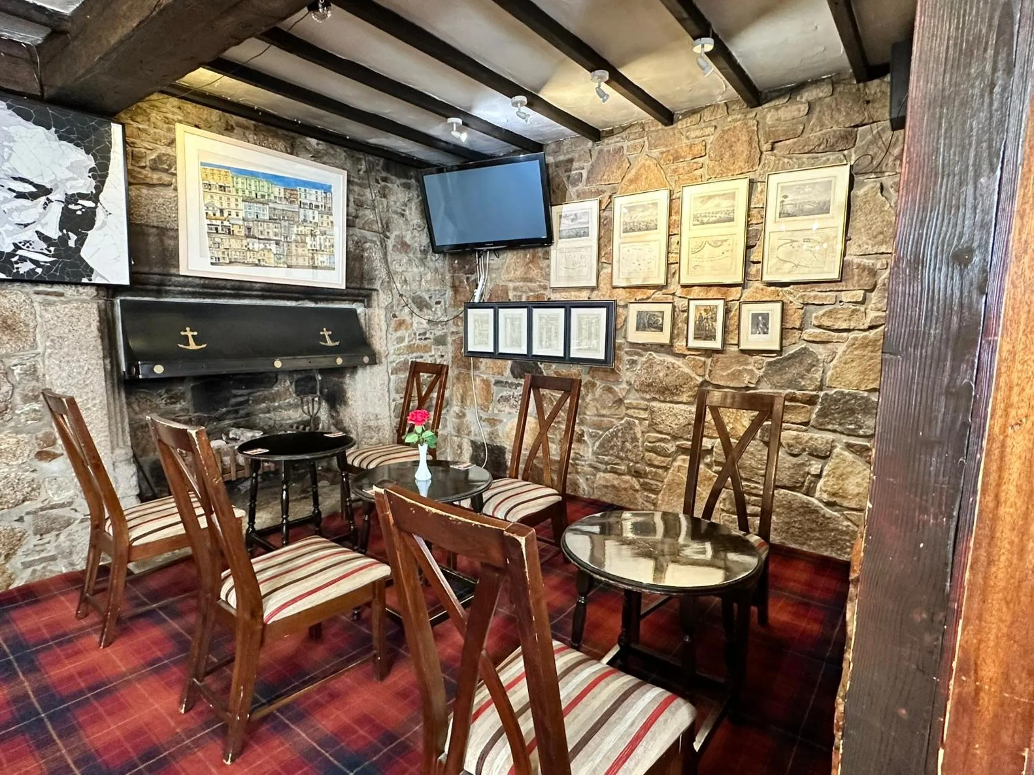 Seating area in Union Hotel