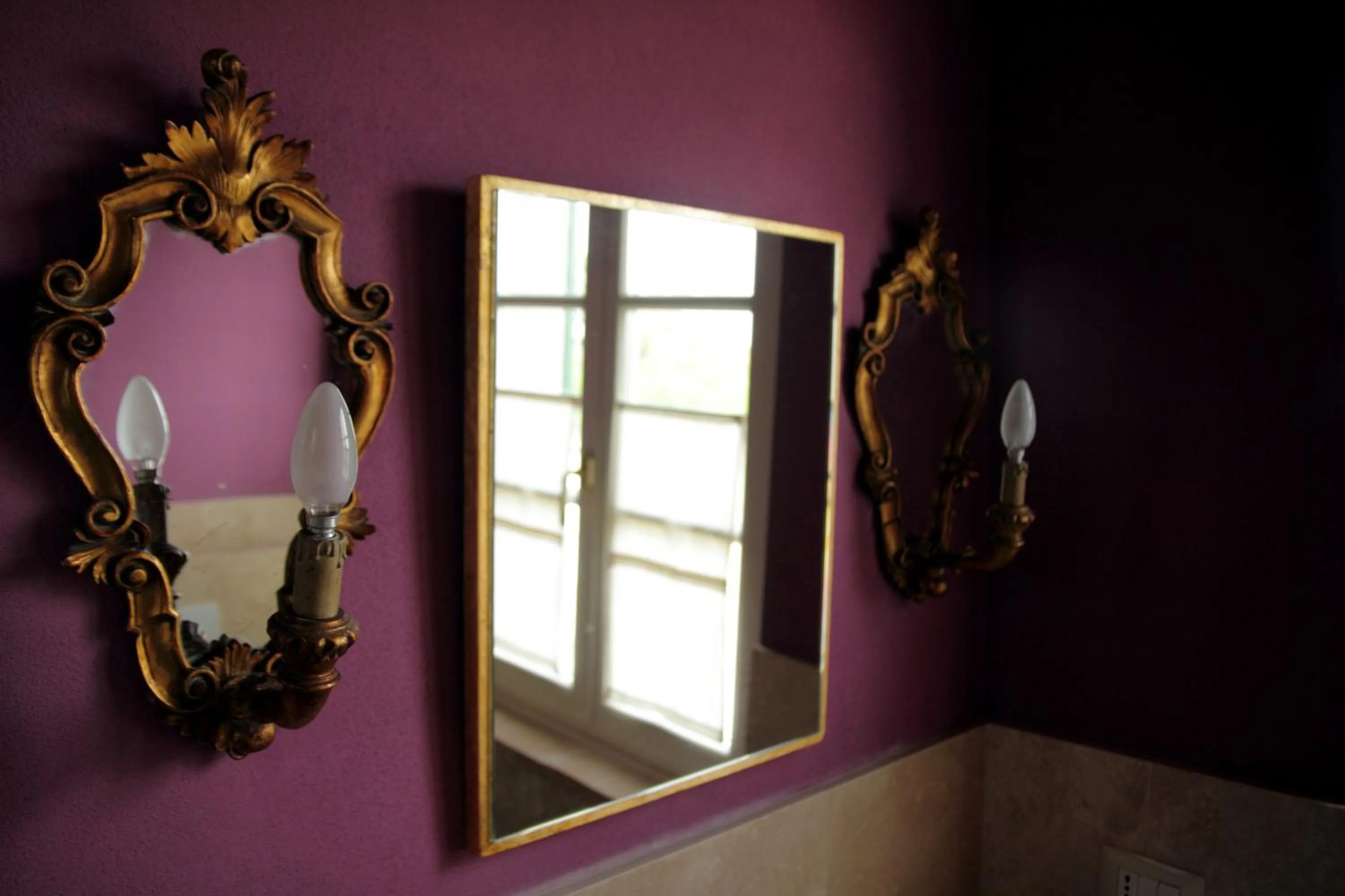 Decorative detail in Casa Soleluna B&B