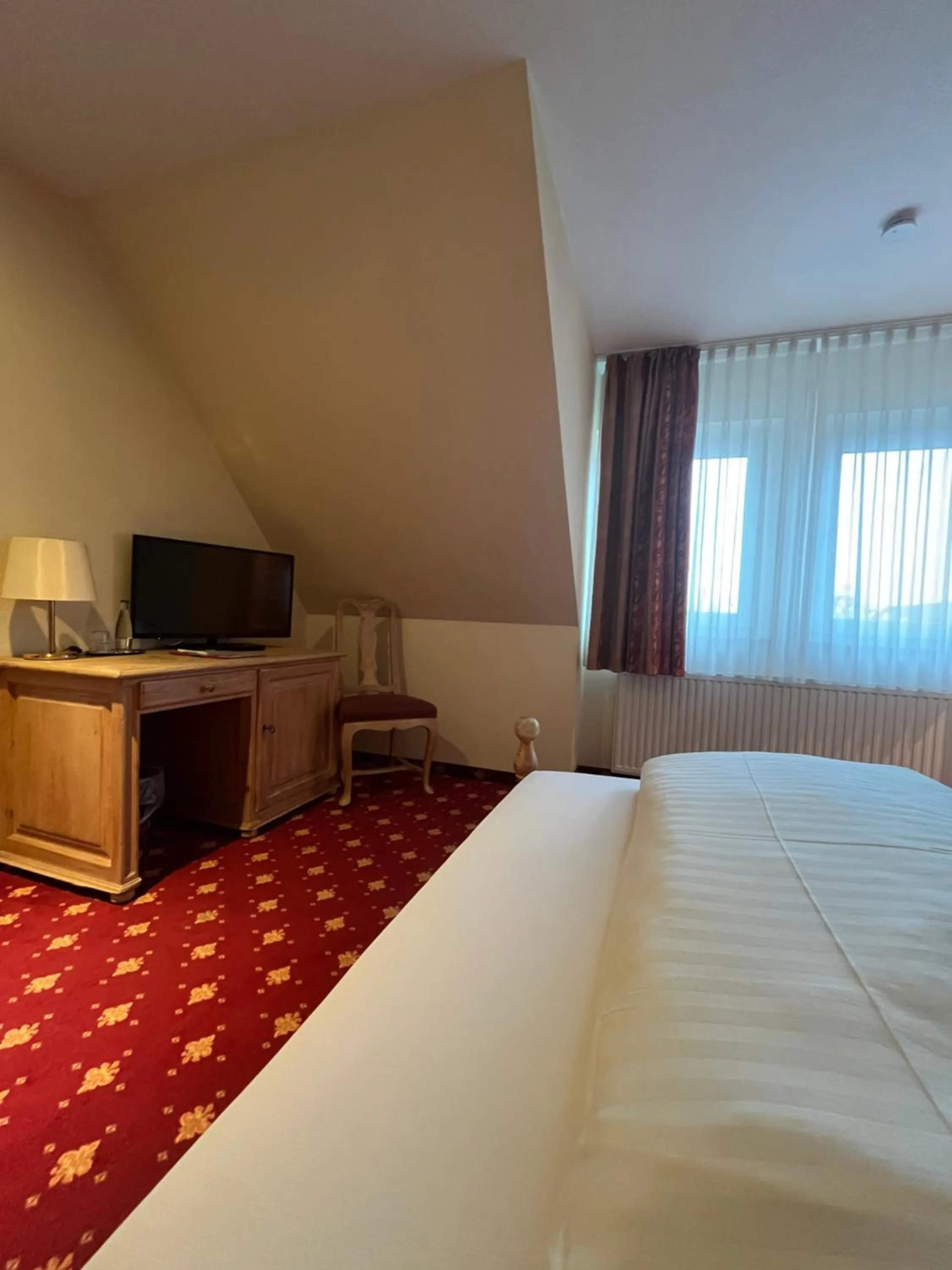 Bed in Hotel Kronprinz Garni