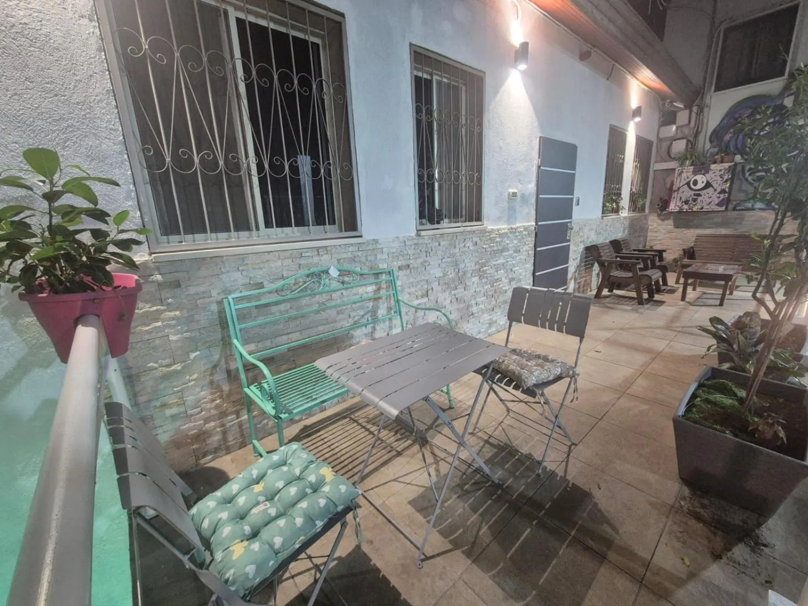 Garden view in City Center Apartments