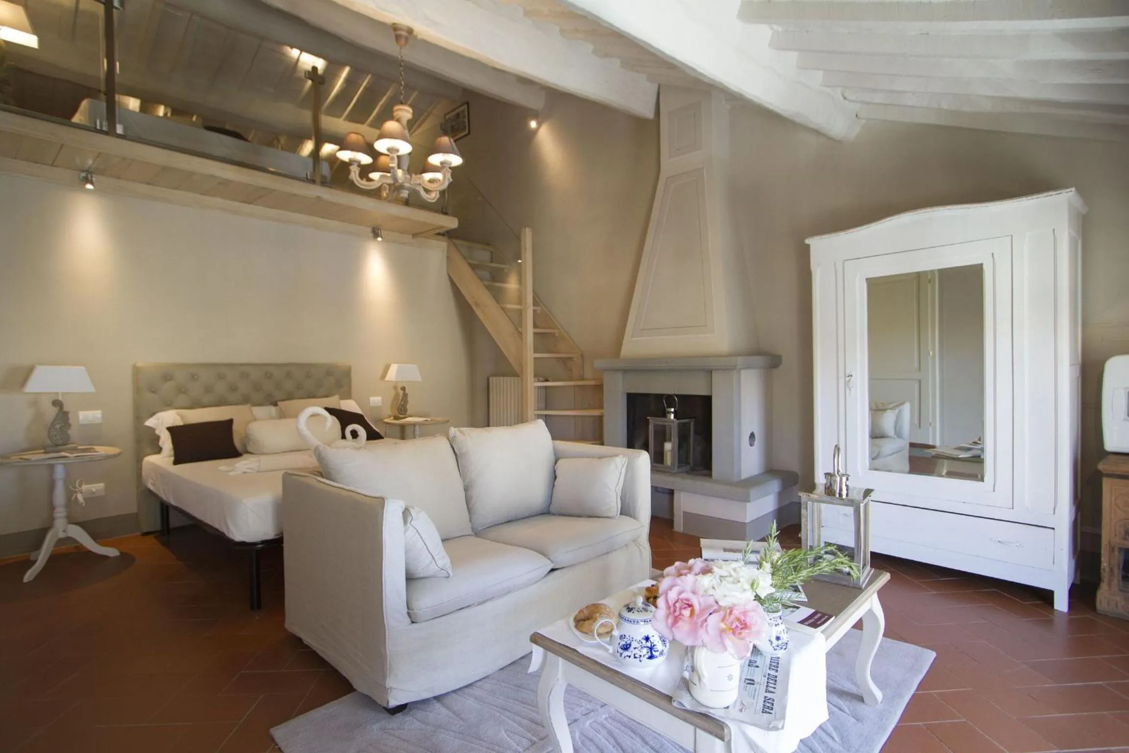 Living room in Cortona Suite